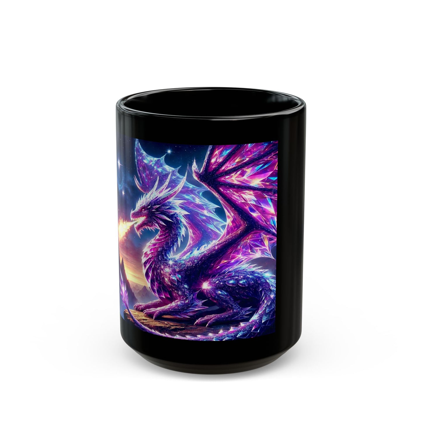 Fantasy Dragon Coffee Mug - Colorful Magic Design for Coffee Lovers