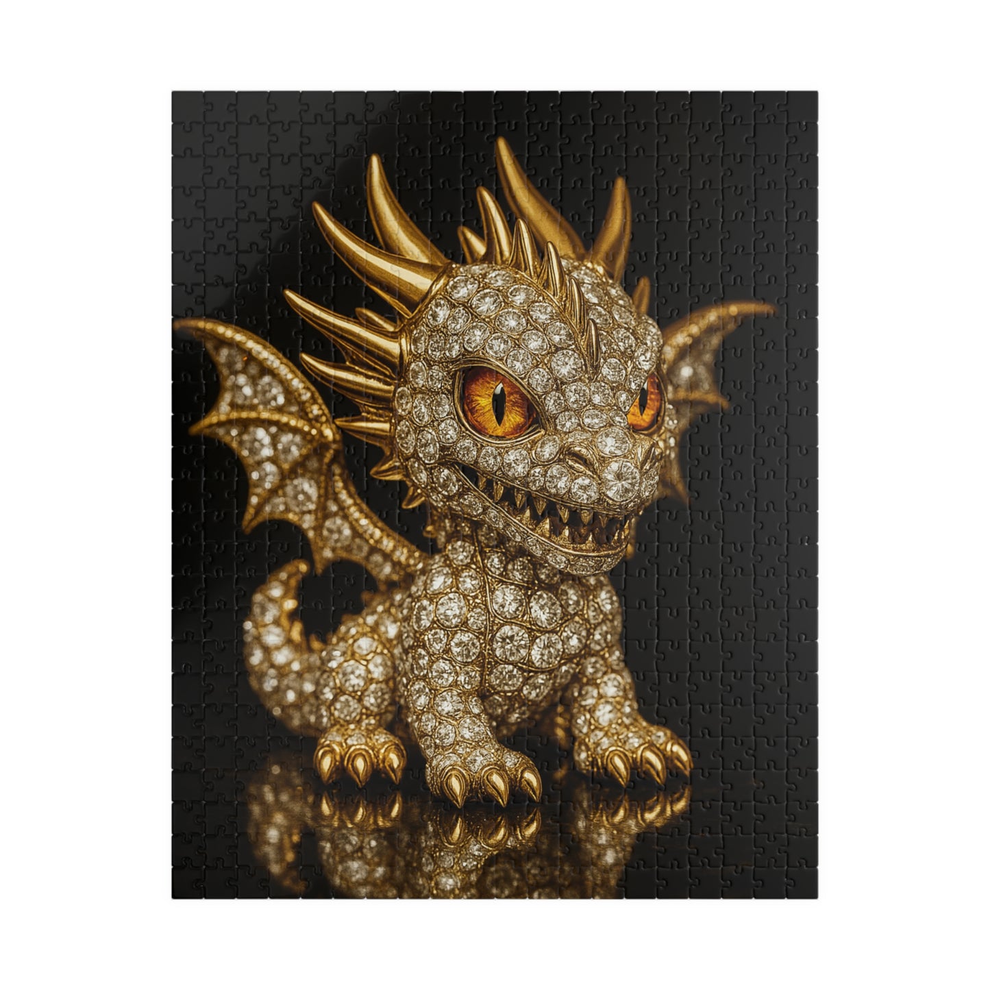 Mystical Dragon Puzzle - Enchanting Jigsaw Fun for All Ages, Family Game Night, Gift for Collectors, Home Decor