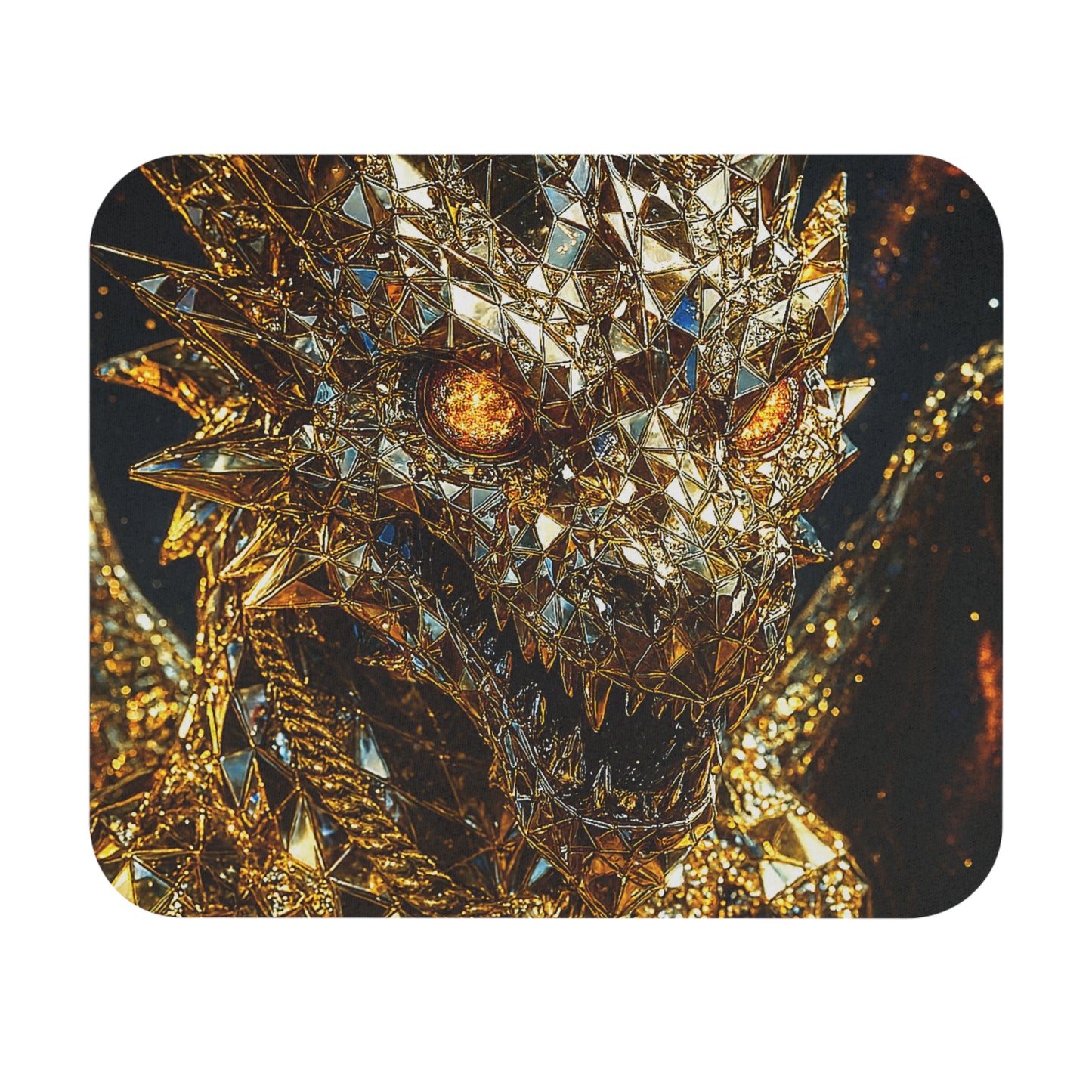 Mystical Dragon Mouse Pad - Fantasy Gaming Décor