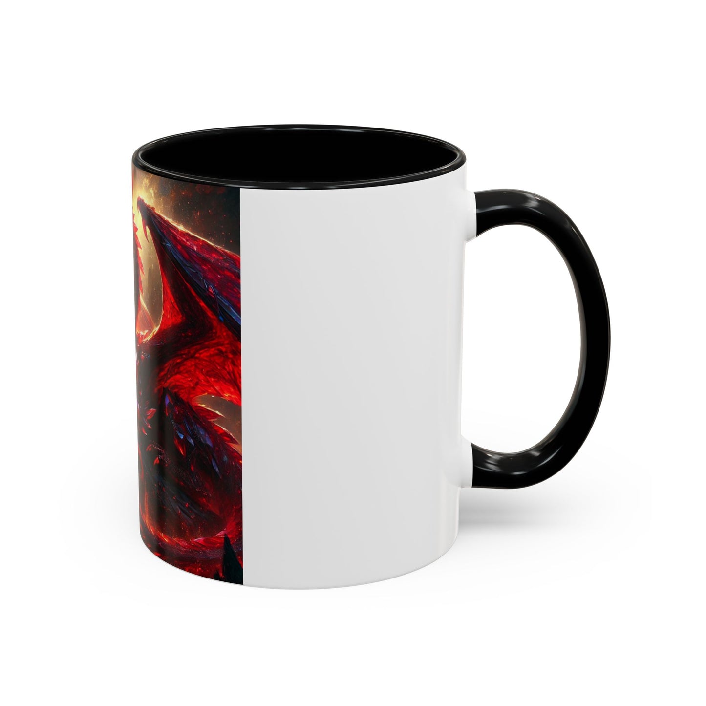Legendary Dragon Accent Coffee Mug – Perfect for Gamers & Fantasy Lovers