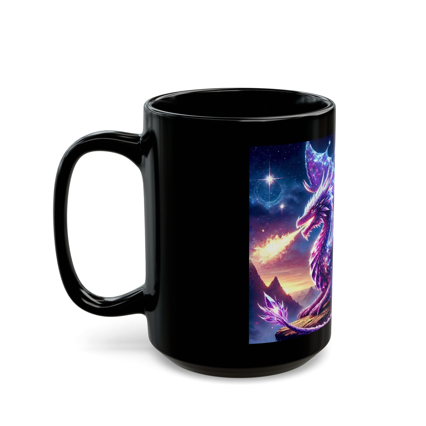 Fantasy Dragon Coffee Mug - Colorful Magic Design for Coffee Lovers