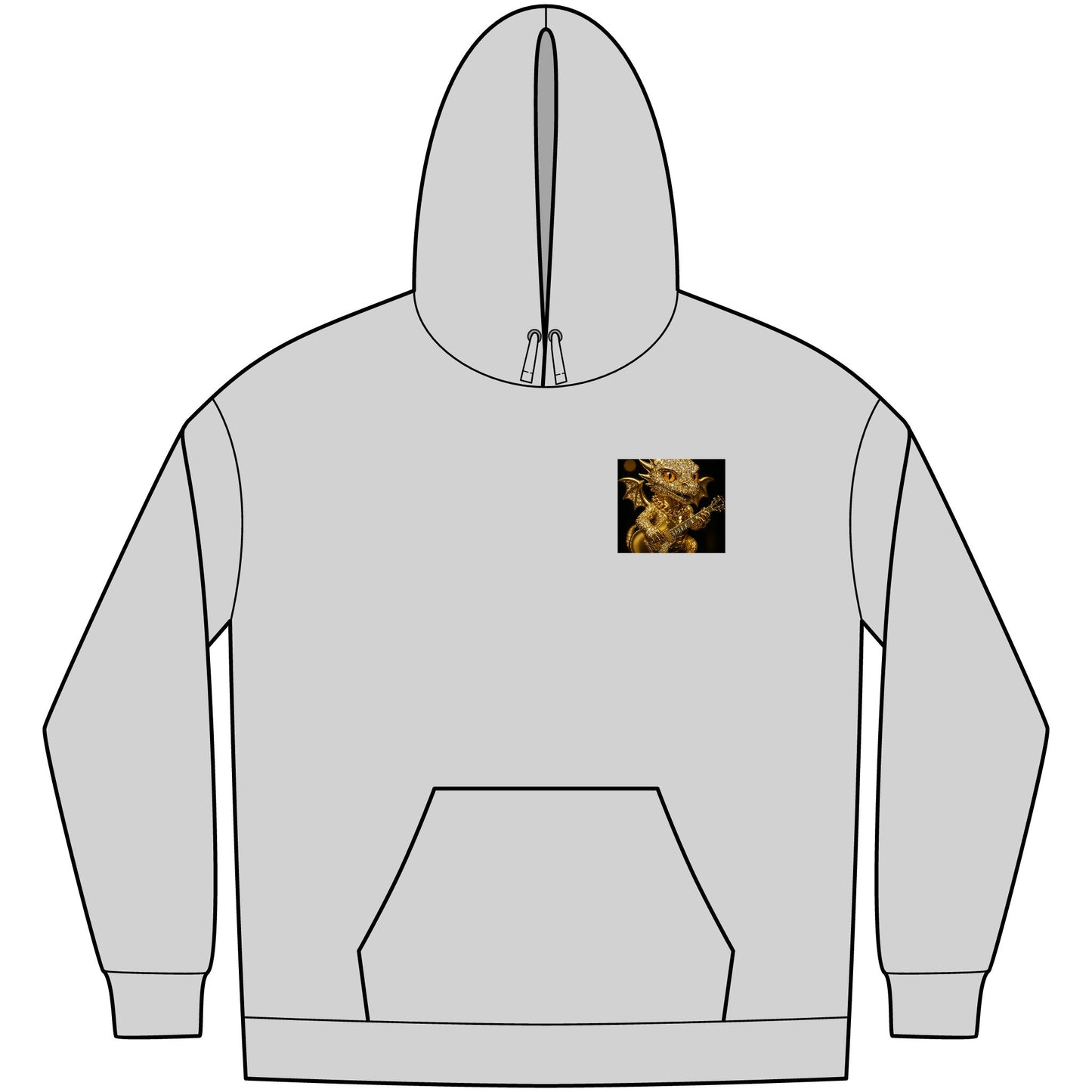 Dragon Graphic Fleece Hoodie, Fantasy Hoodie, Men's Streetwear, Cozy Gift for Gamers, Mythical Dragon Apparel, Unique Hoodie for Everyday