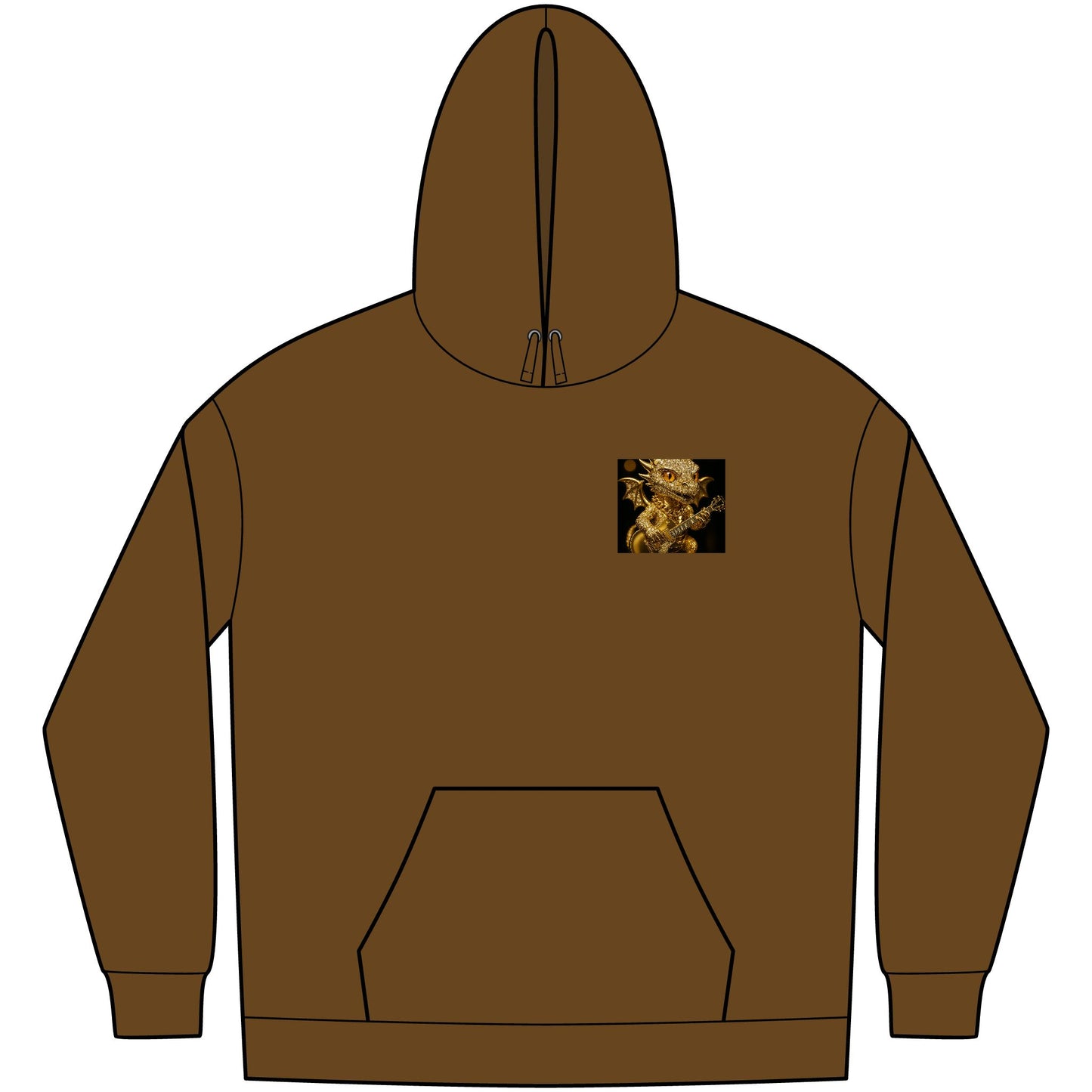 Dragon Graphic Fleece Hoodie, Fantasy Hoodie, Men's Streetwear, Cozy Gift for Gamers, Mythical Dragon Apparel, Unique Hoodie for Everyday