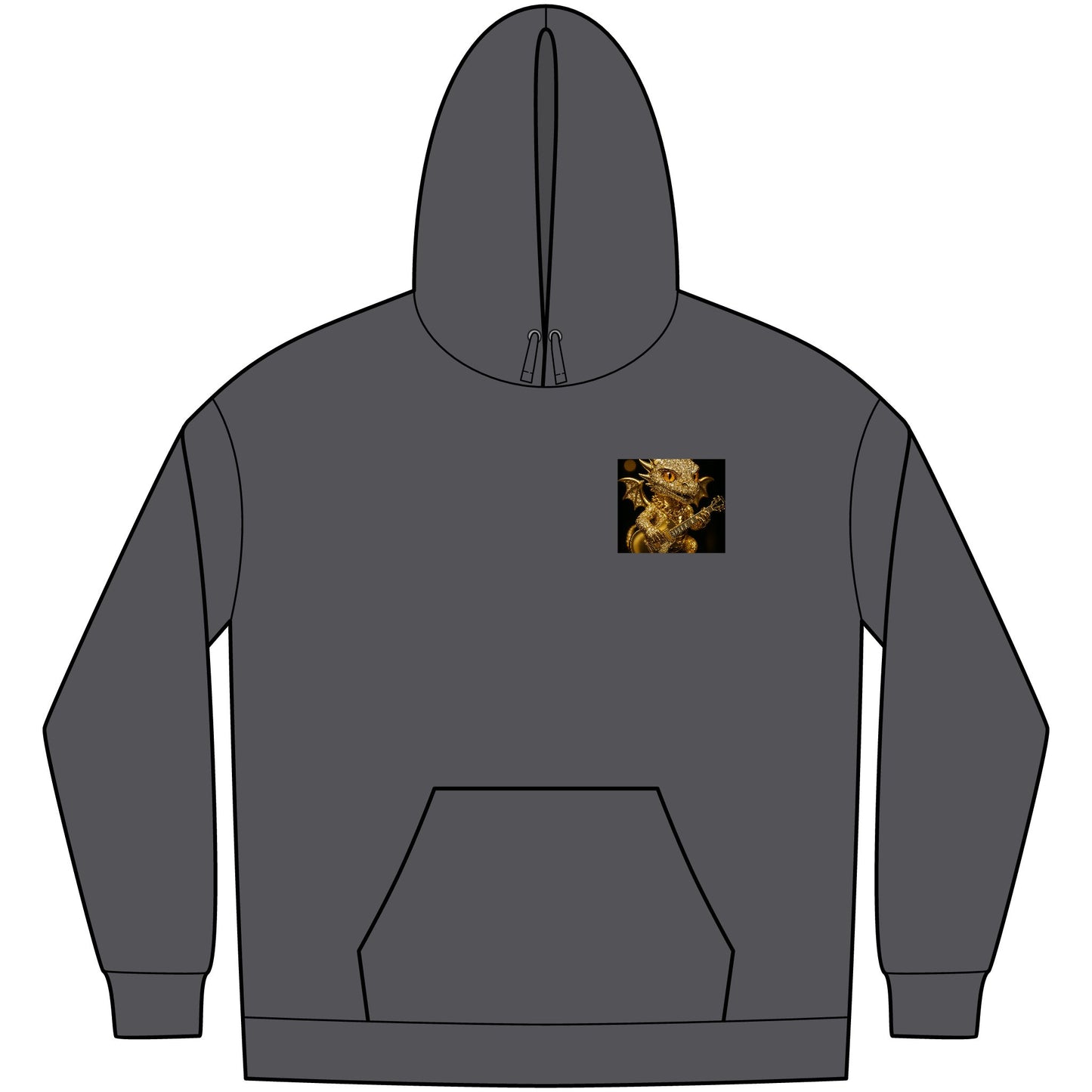Dragon Graphic Fleece Hoodie, Fantasy Hoodie, Men's Streetwear, Cozy Gift for Gamers, Mythical Dragon Apparel, Unique Hoodie for Everyday