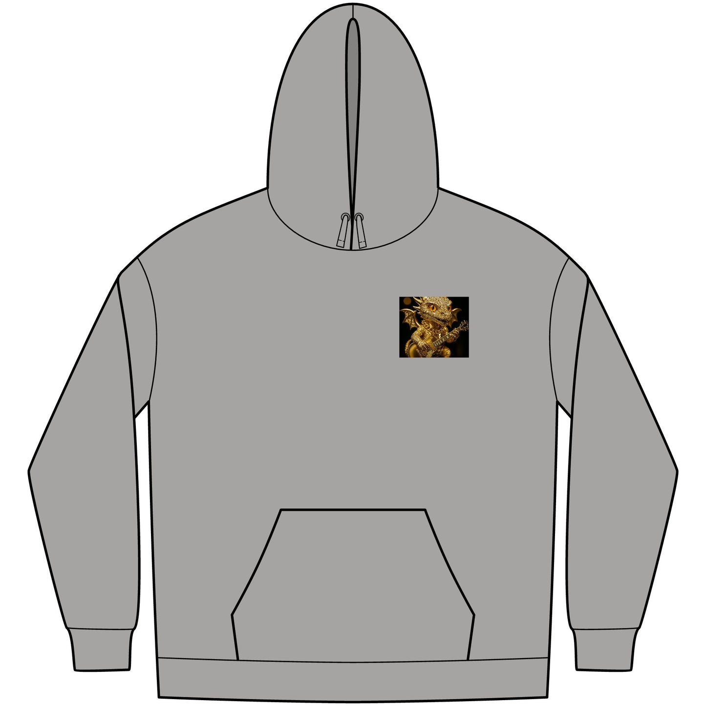 Dragon Graphic Fleece Hoodie, Fantasy Hoodie, Men's Streetwear, Cozy Gift for Gamers, Mythical Dragon Apparel, Unique Hoodie for Everyday