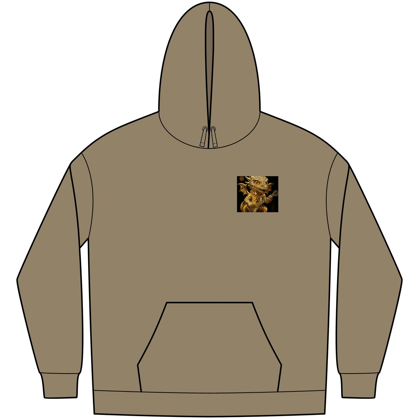 Dragon Graphic Fleece Hoodie, Fantasy Hoodie, Men's Streetwear, Cozy Gift for Gamers, Mythical Dragon Apparel, Unique Hoodie for Everyday
