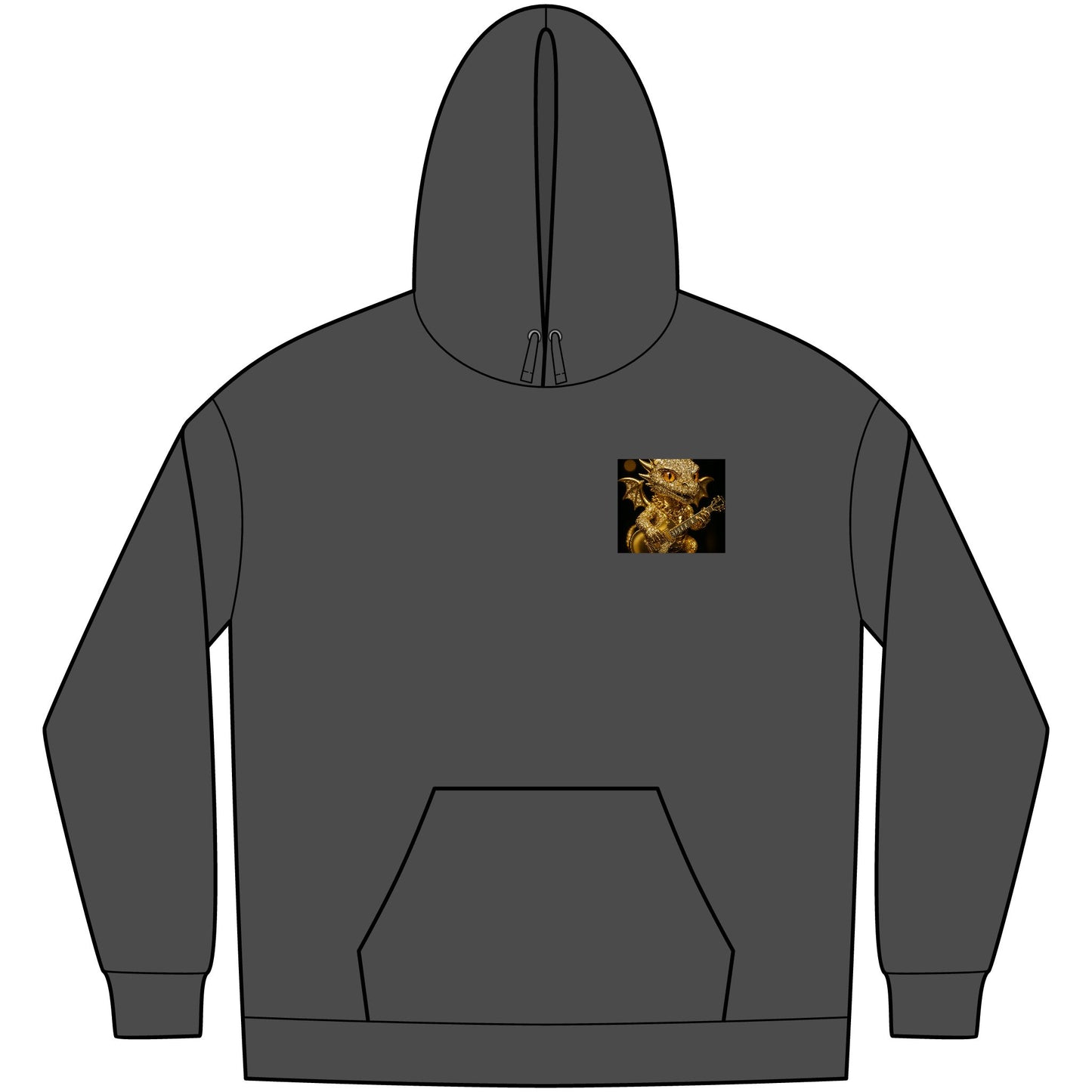 Dragon Graphic Fleece Hoodie, Fantasy Hoodie, Men's Streetwear, Cozy Gift for Gamers, Mythical Dragon Apparel, Unique Hoodie for Everyday