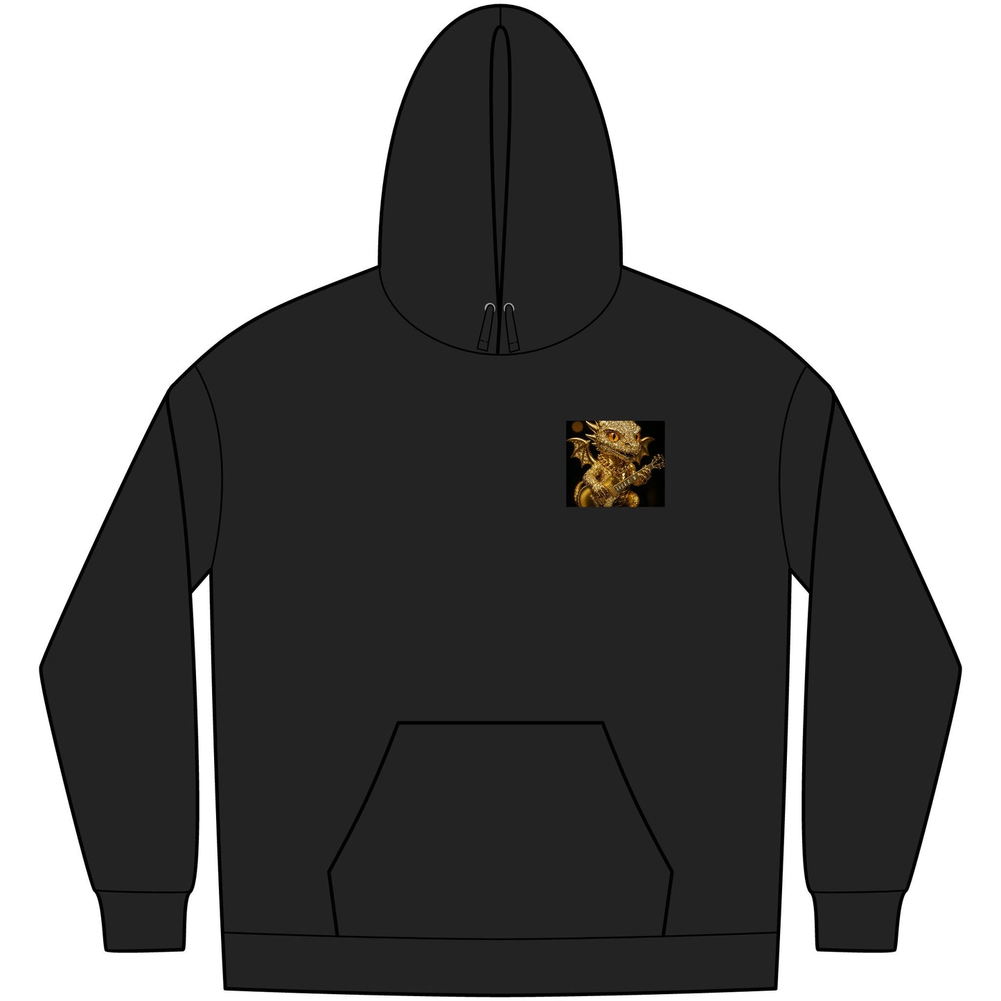 Dragon Graphic Fleece Hoodie, Fantasy Hoodie, Men's Streetwear, Cozy Gift for Gamers, Mythical Dragon Apparel, Unique Hoodie for Everyday