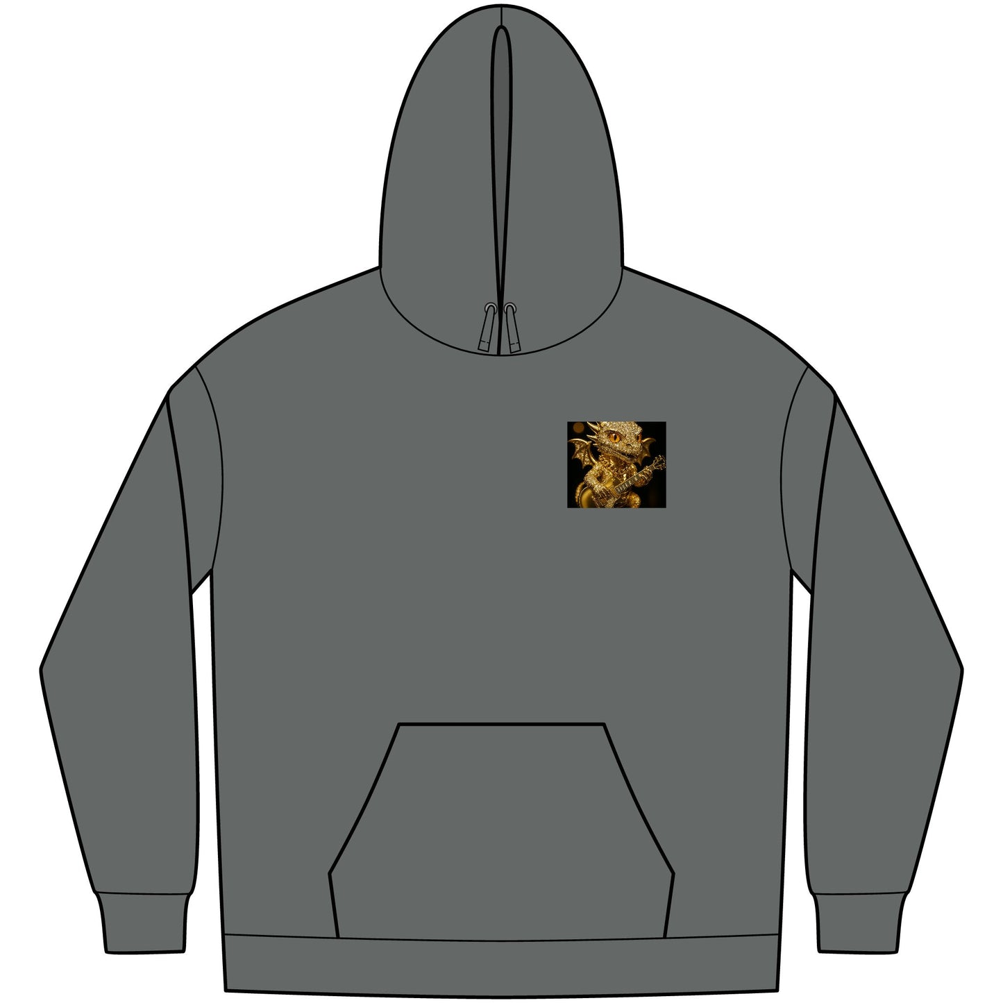 Dragon Graphic Fleece Hoodie, Fantasy Hoodie, Men's Streetwear, Cozy Gift for Gamers, Mythical Dragon Apparel, Unique Hoodie for Everyday
