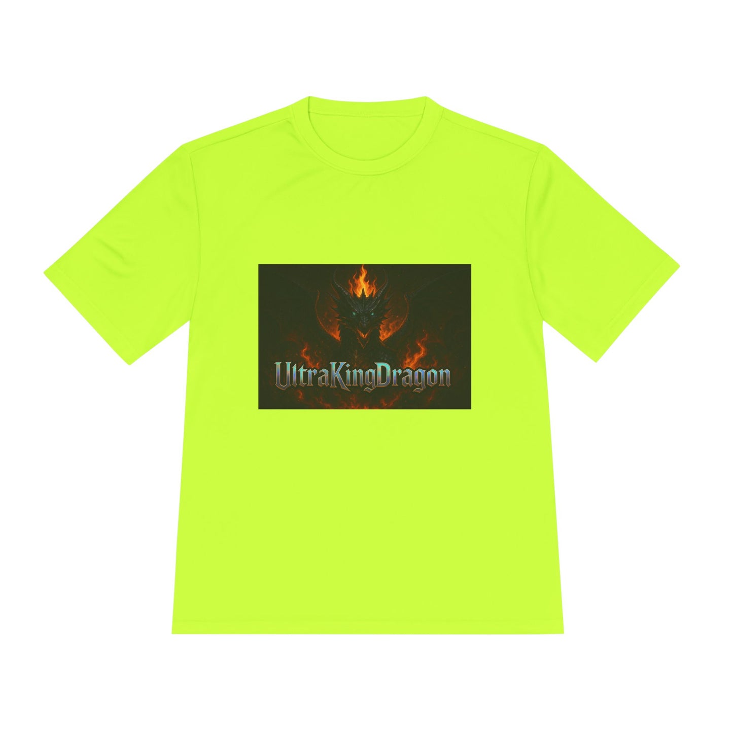 Unisex Moisture Wicking Tee - Dragon Design for Adventure Lovers