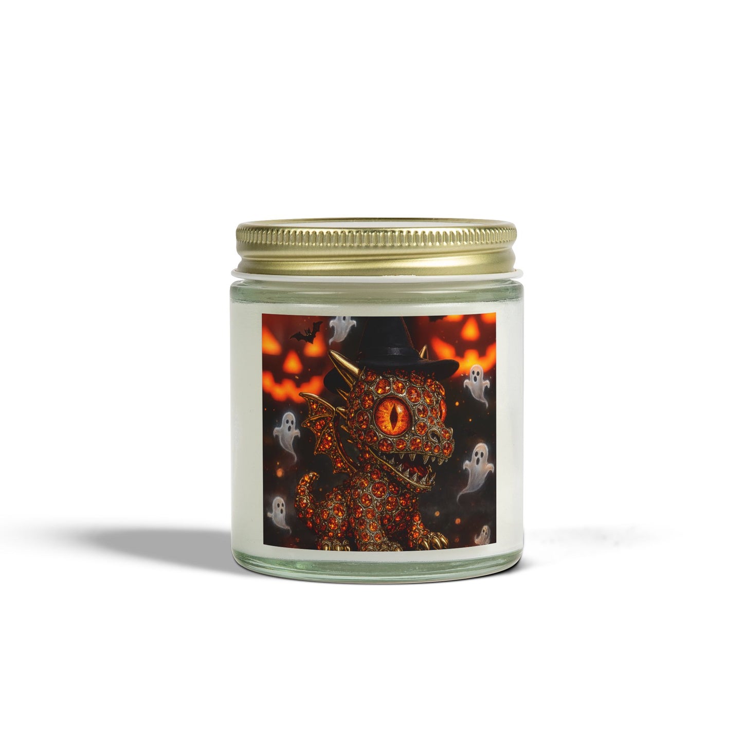 Halloween Dragon Scented Candles - Coconut Apricot Wax, Decorative Gifts, Home Fragrance, Fall Decor, Spooky Candle