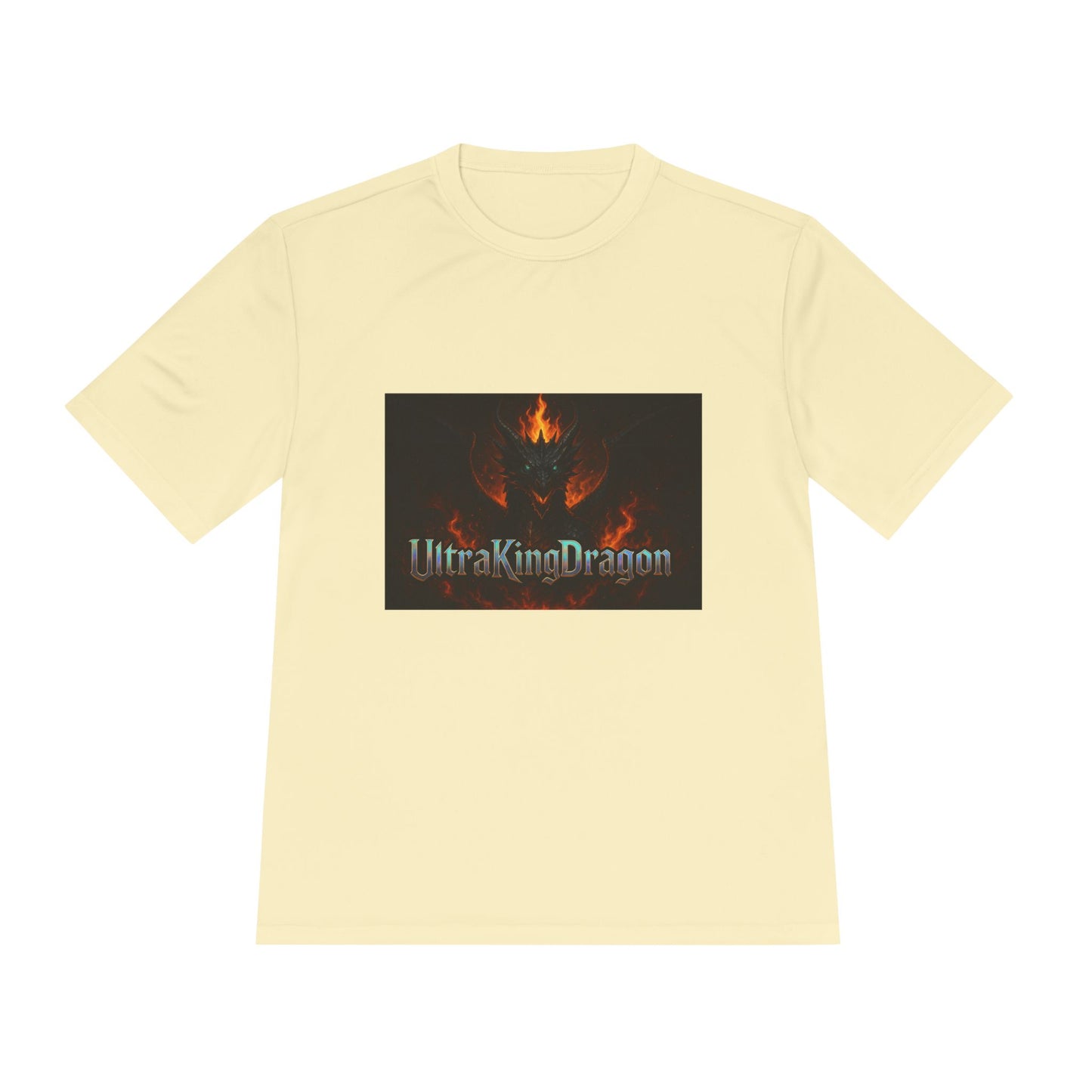 Unisex Moisture Wicking Tee - Dragon Design for Adventure Lovers