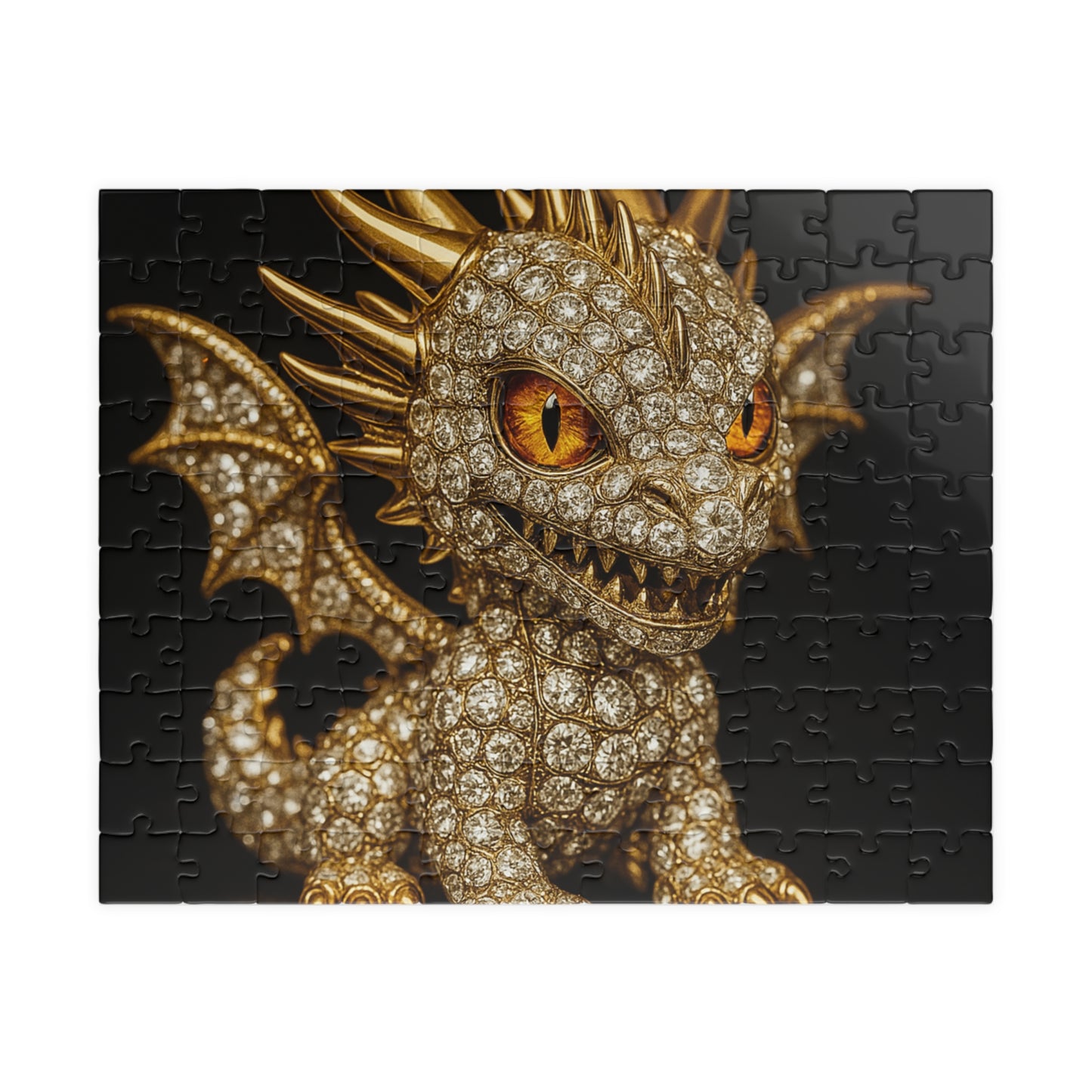 Mystical Dragon Puzzle - Enchanting Jigsaw Fun for All Ages, Family Game Night, Gift for Collectors, Home Decor