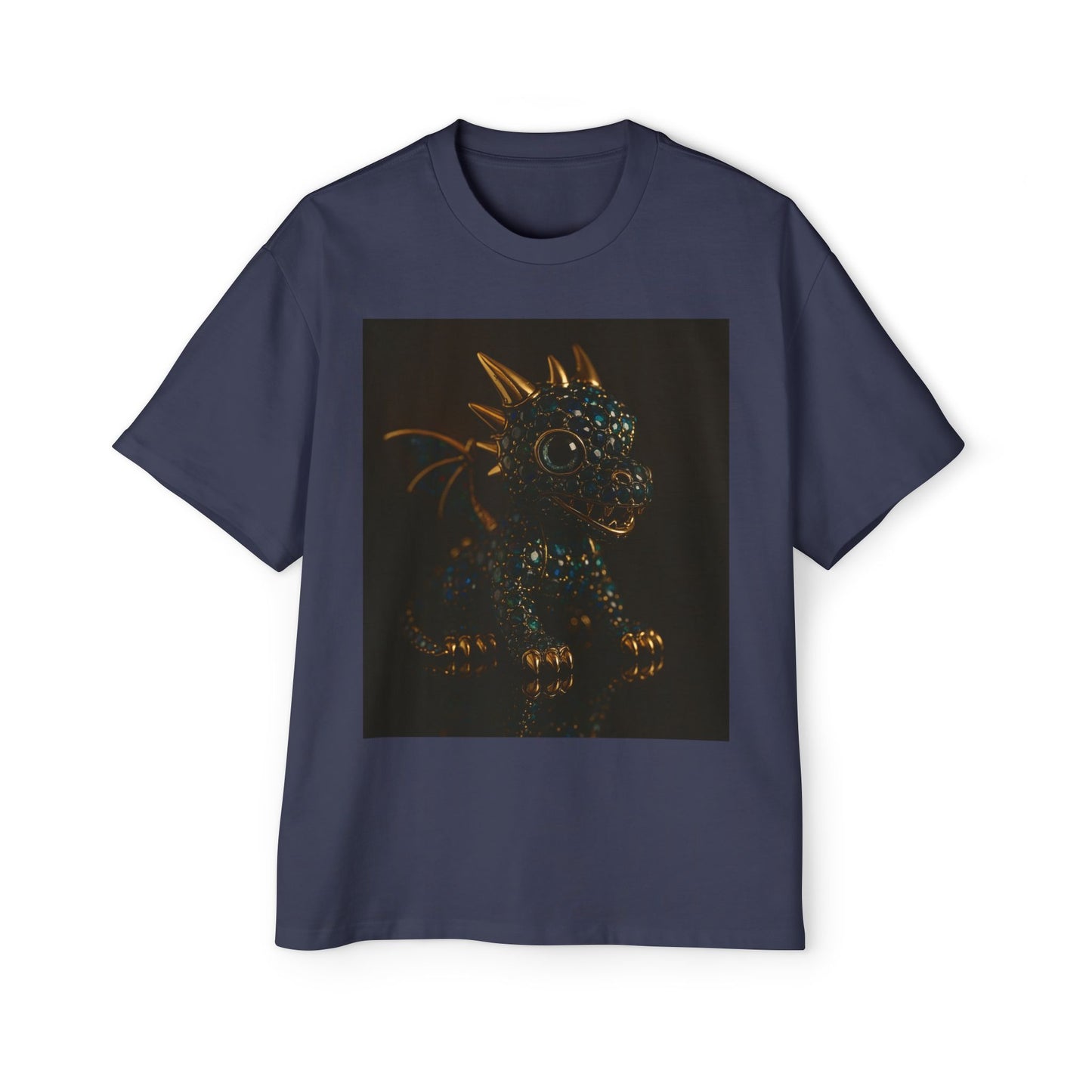Dragon Design Oversized Tee, Casual Wear, Graphic Shirt, Gift for Fantasy Lovers, Unique T-Shirt, Perfect for Festivals and Everyday