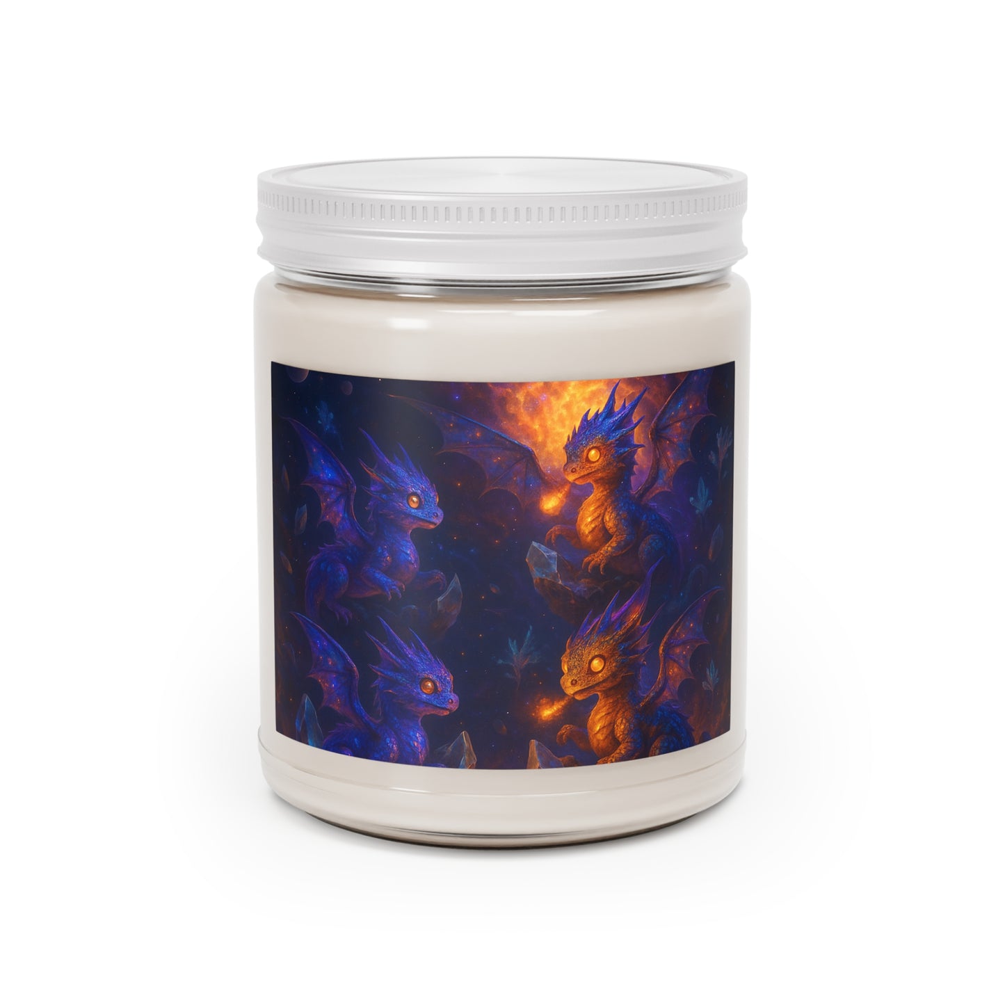 VANILLA BEAN Scented Dragon Themed Candles