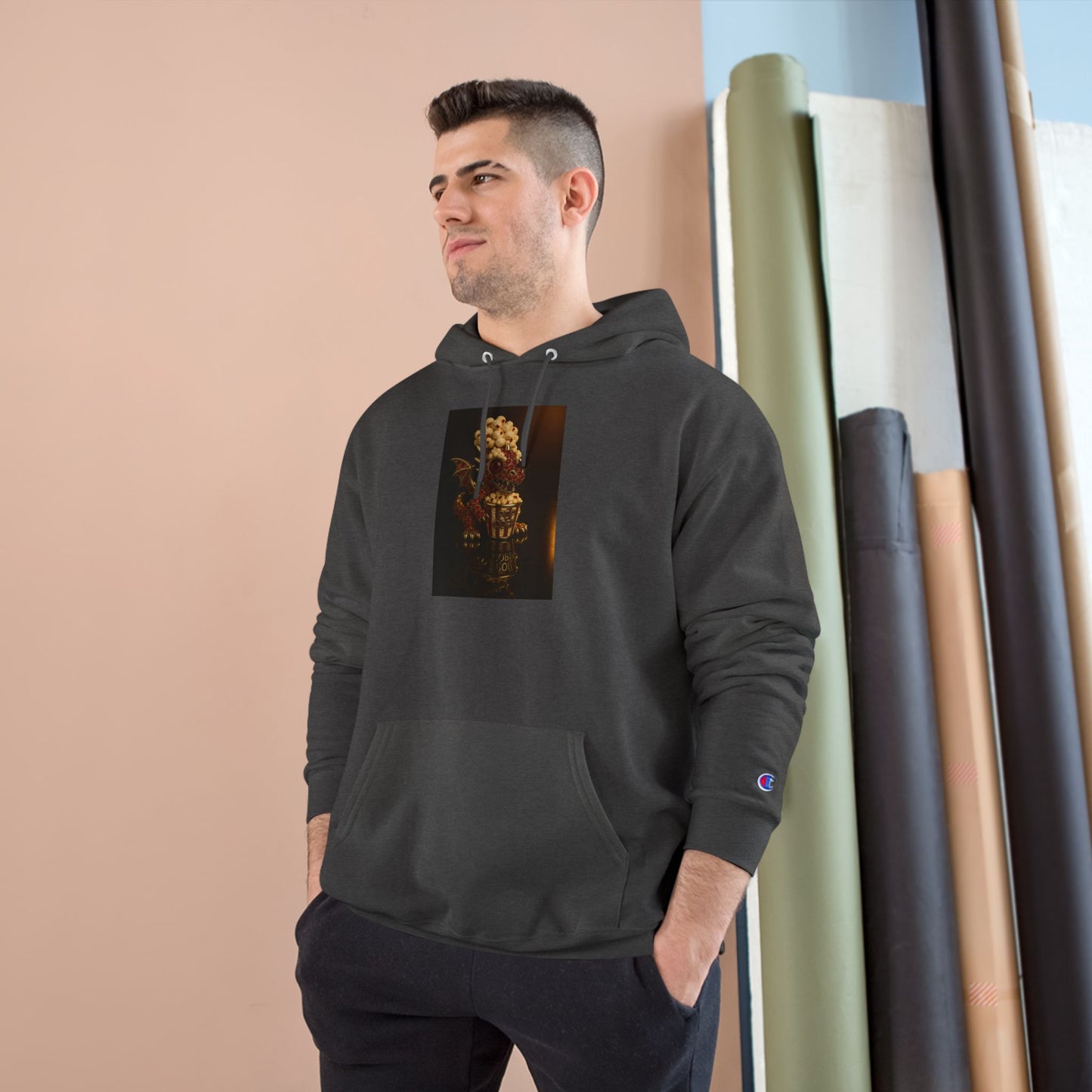 Champion Hoodie with Artistic Design - Cozy Streetwear for Creative Souls, Perfect for Gifts, Festivals, and Everyday Wear