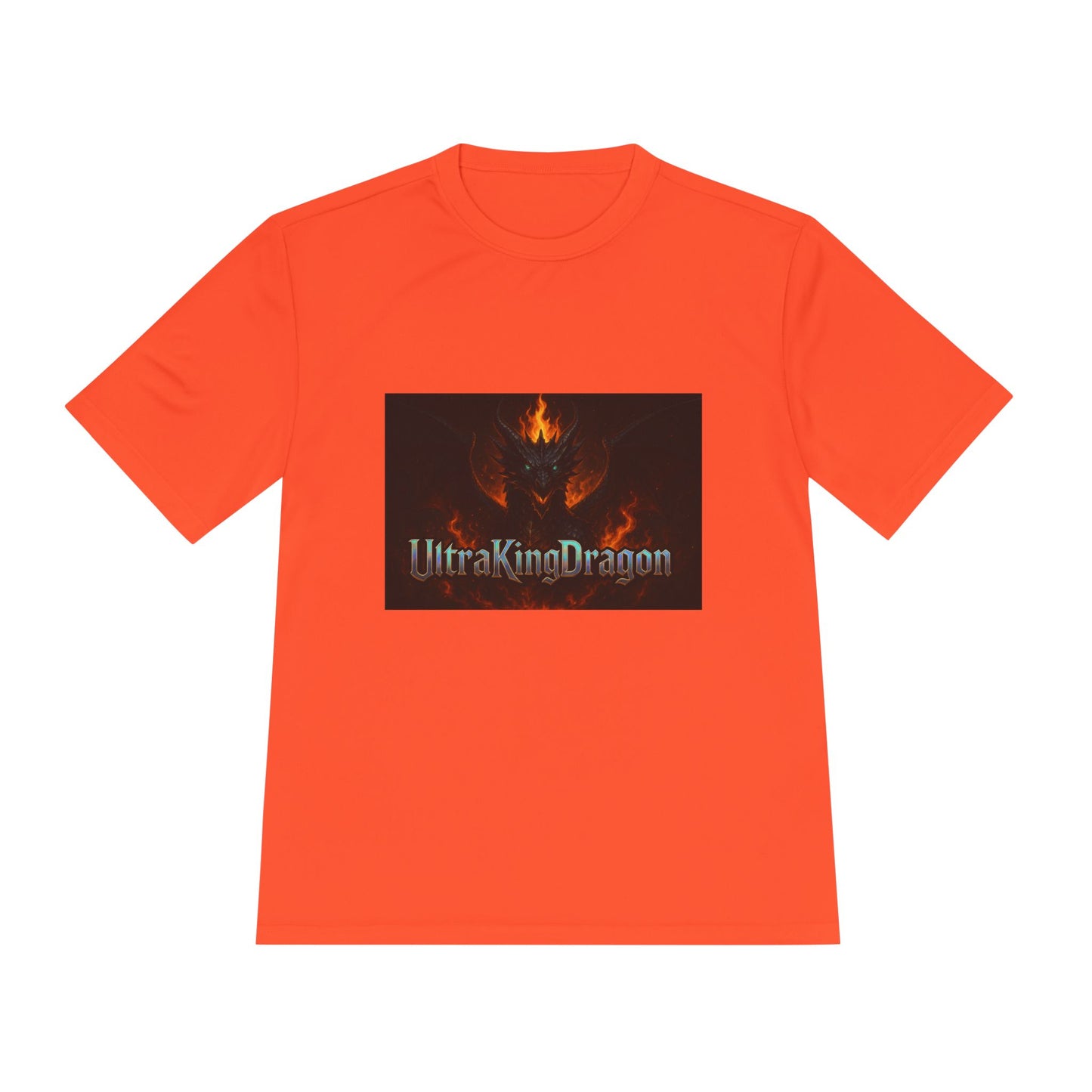 Unisex Moisture Wicking Tee - Dragon Design for Adventure Lovers