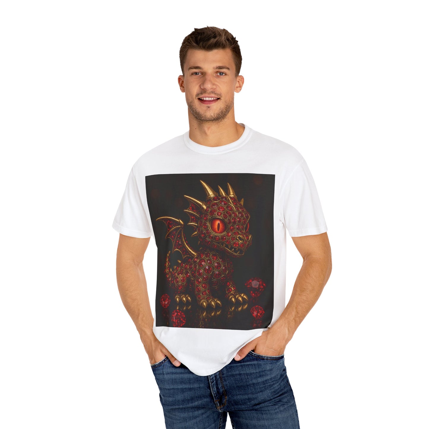 Cute Dragon Unisex T-Shirt, Animal Lover Gift, Fantasy Apparel, Casual Wear, Kids & Adults, Birthday, Halloween, Fun Graphic Tee