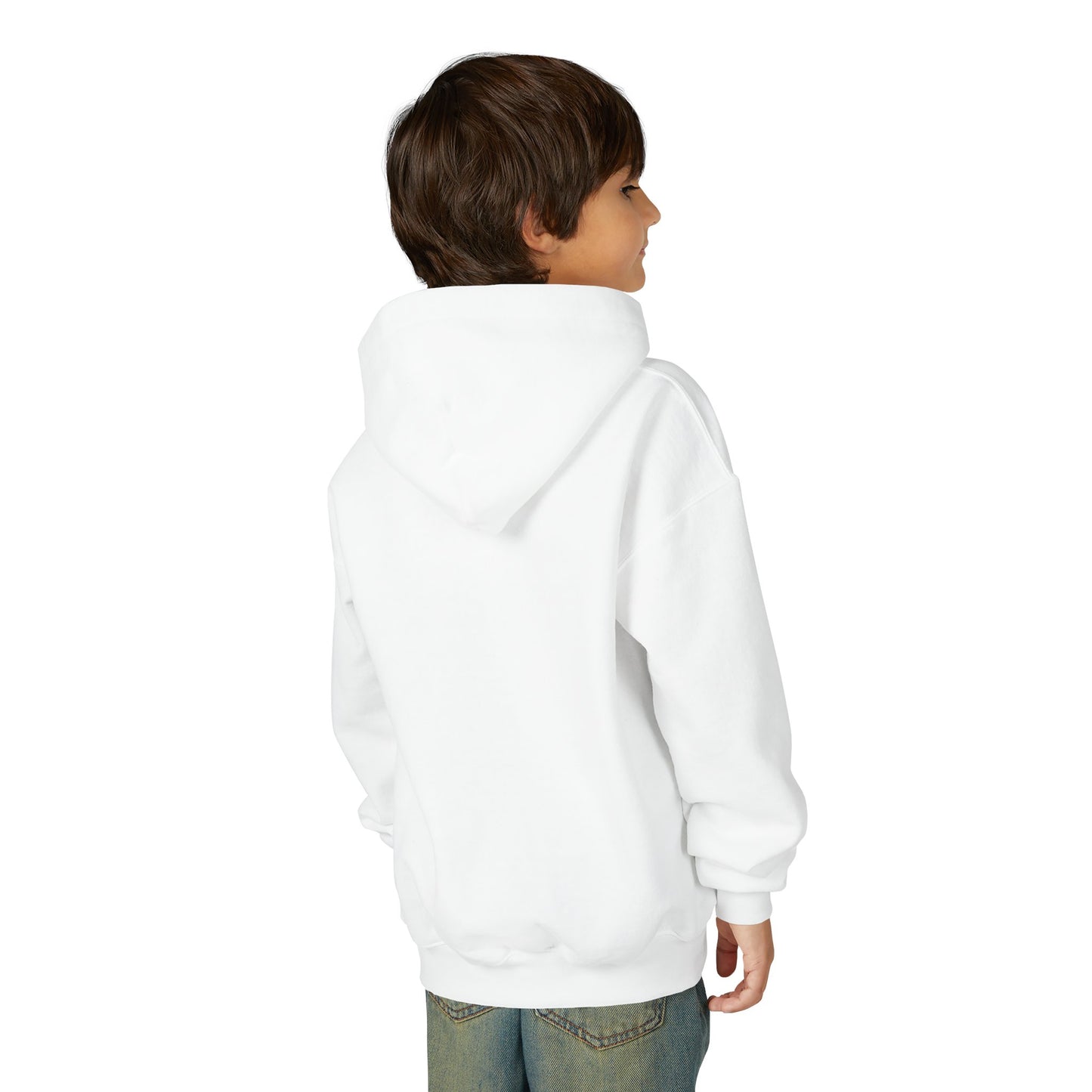 Dragon Fantasy Youth Heavy Blend Hooded Sweatshirt, Adventure Hoodie, Gift for Kids, Fantasy Apparel, Cozy Sweatshirt for Young Dreamers
