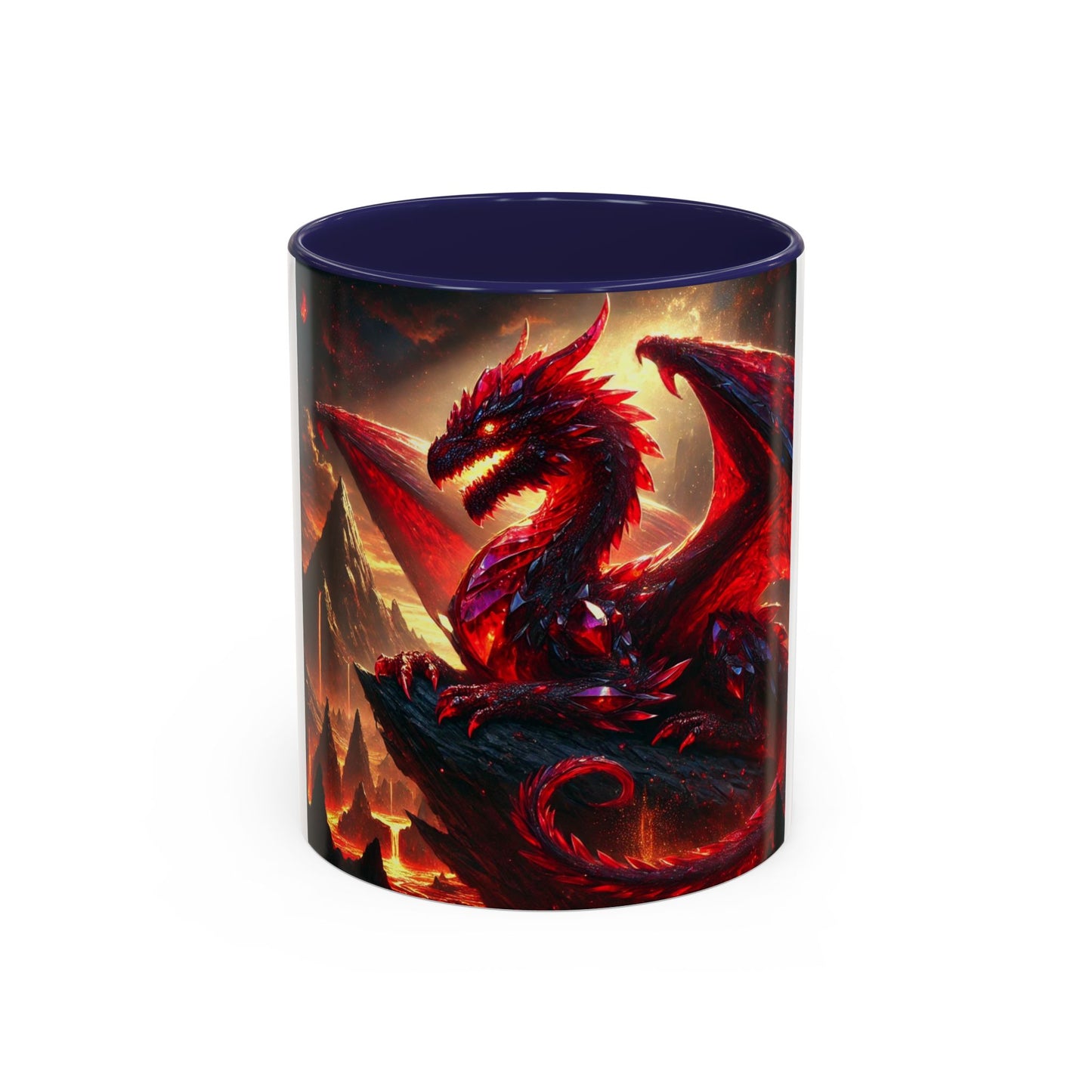 Legendary Dragon Accent Coffee Mug – Perfect for Gamers & Fantasy Lovers