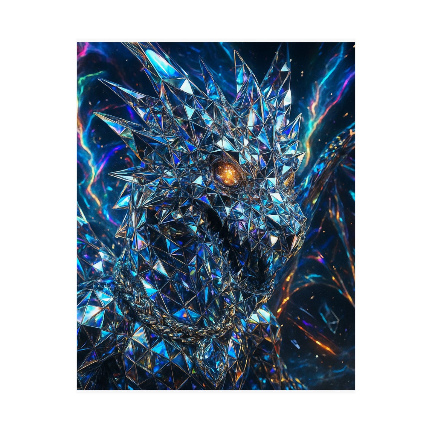 Stunning Matte Vertical Posters - Dragon Art, Fantasy Decor, Home Wall Art, Unique Gifts, Collector's Item