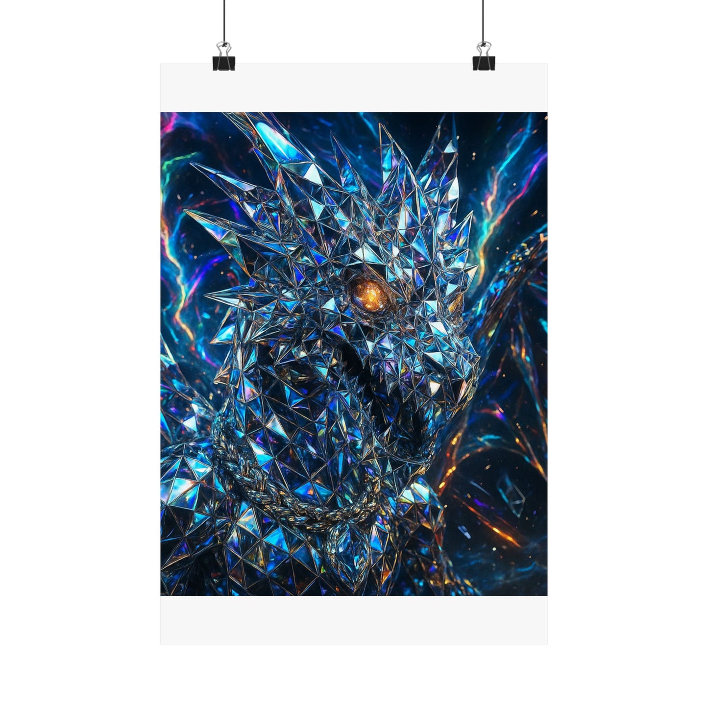 Stunning Matte Vertical Posters - Dragon Art, Fantasy Decor, Home Wall Art, Unique Gifts, Collector's Item