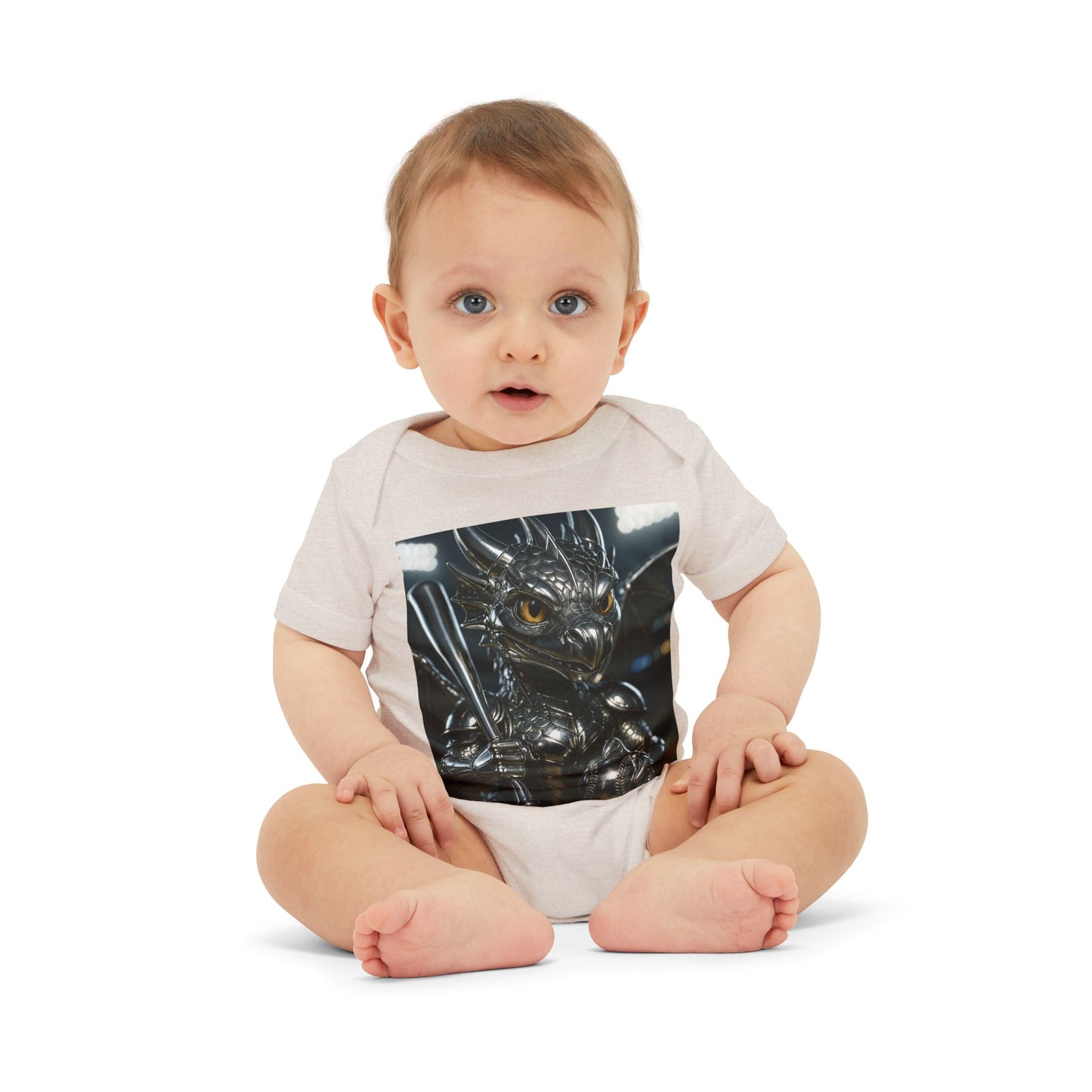 Fantasy Dragon Infant Jersey One Piece - Cute Baby Bodysuit for Game Lovers