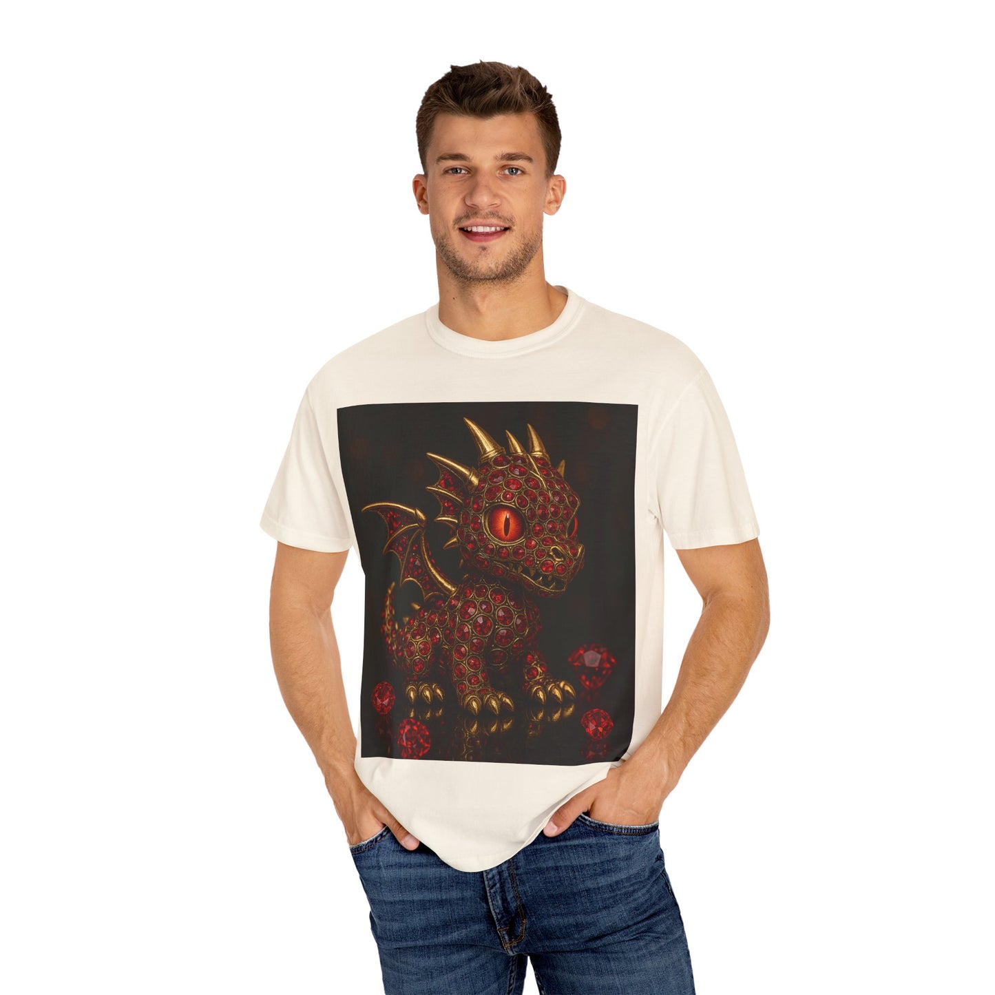 Cute Dragon Unisex T-Shirt, Animal Lover Gift, Fantasy Apparel, Casual Wear, Kids & Adults, Birthday, Halloween, Fun Graphic Tee
