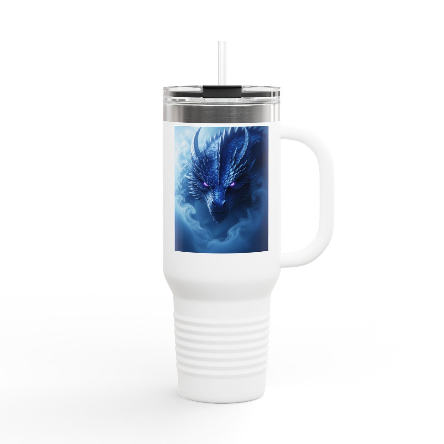 Dragonscale Insulated Travel Mug, Fantasy Drinkware for Adventurers, Customizable, Coffee Cup, 40oz Tumbler, Perfect for Gifts