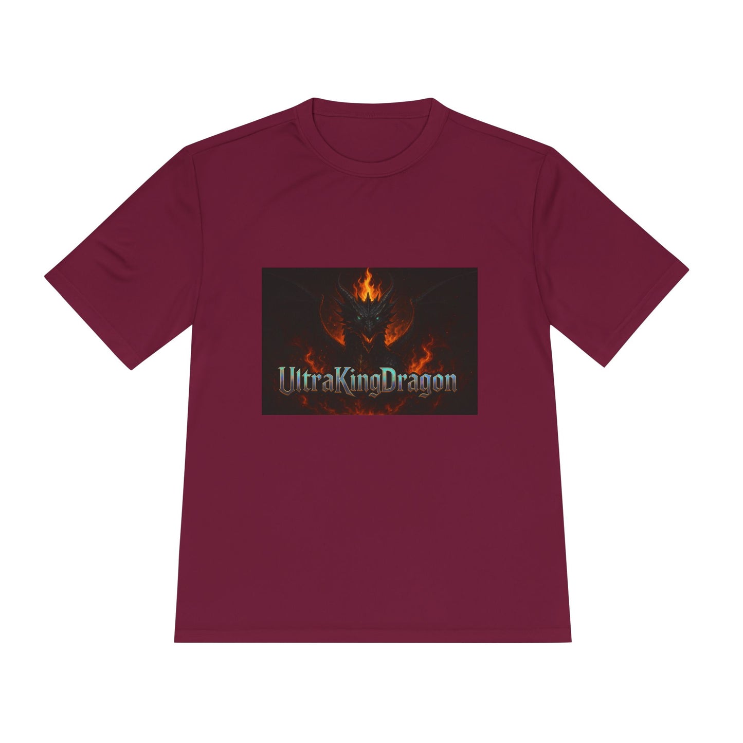 Unisex Moisture Wicking Tee - Dragon Design for Adventure Lovers