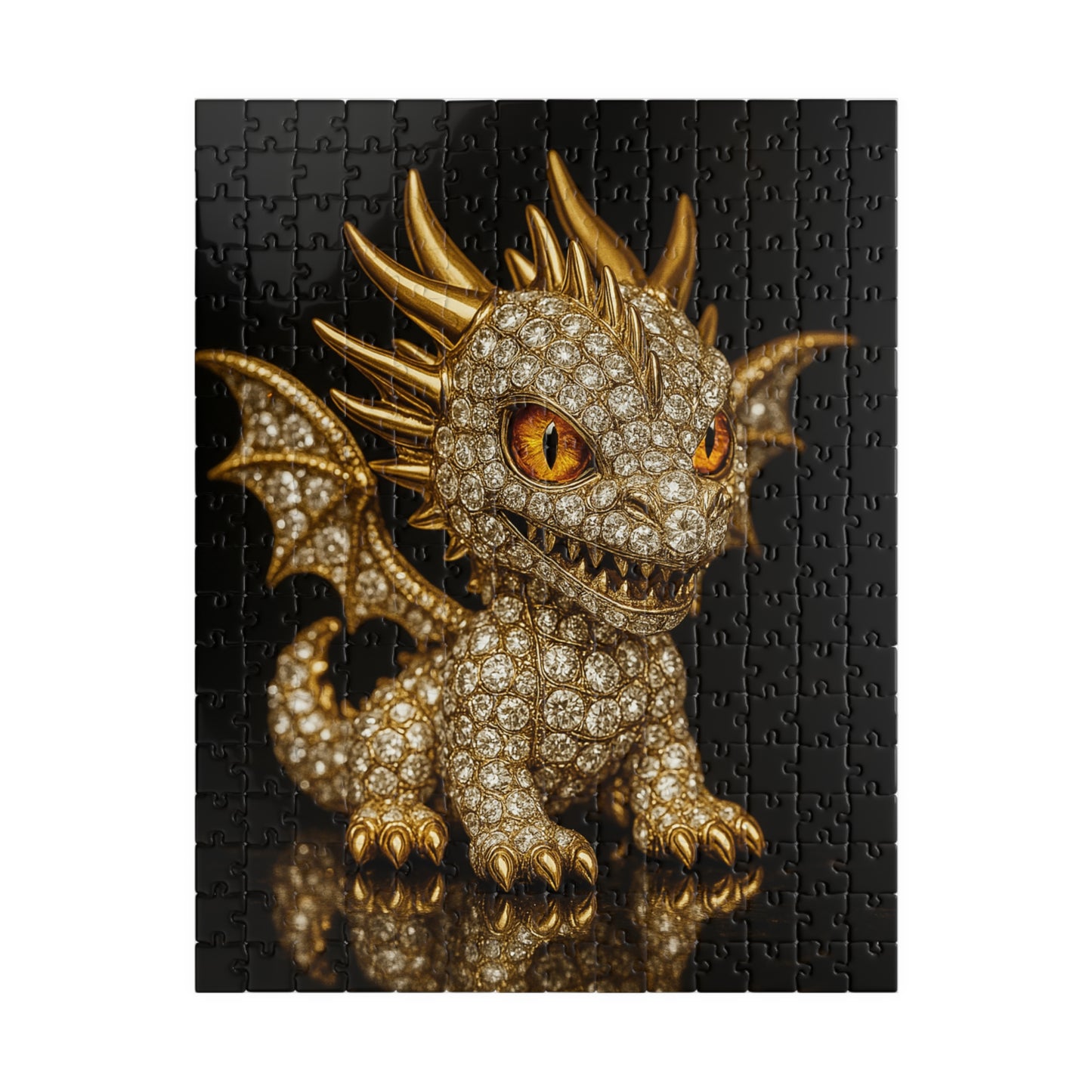 Mystical Dragon Puzzle - Enchanting Jigsaw Fun for All Ages, Family Game Night, Gift for Collectors, Home Decor