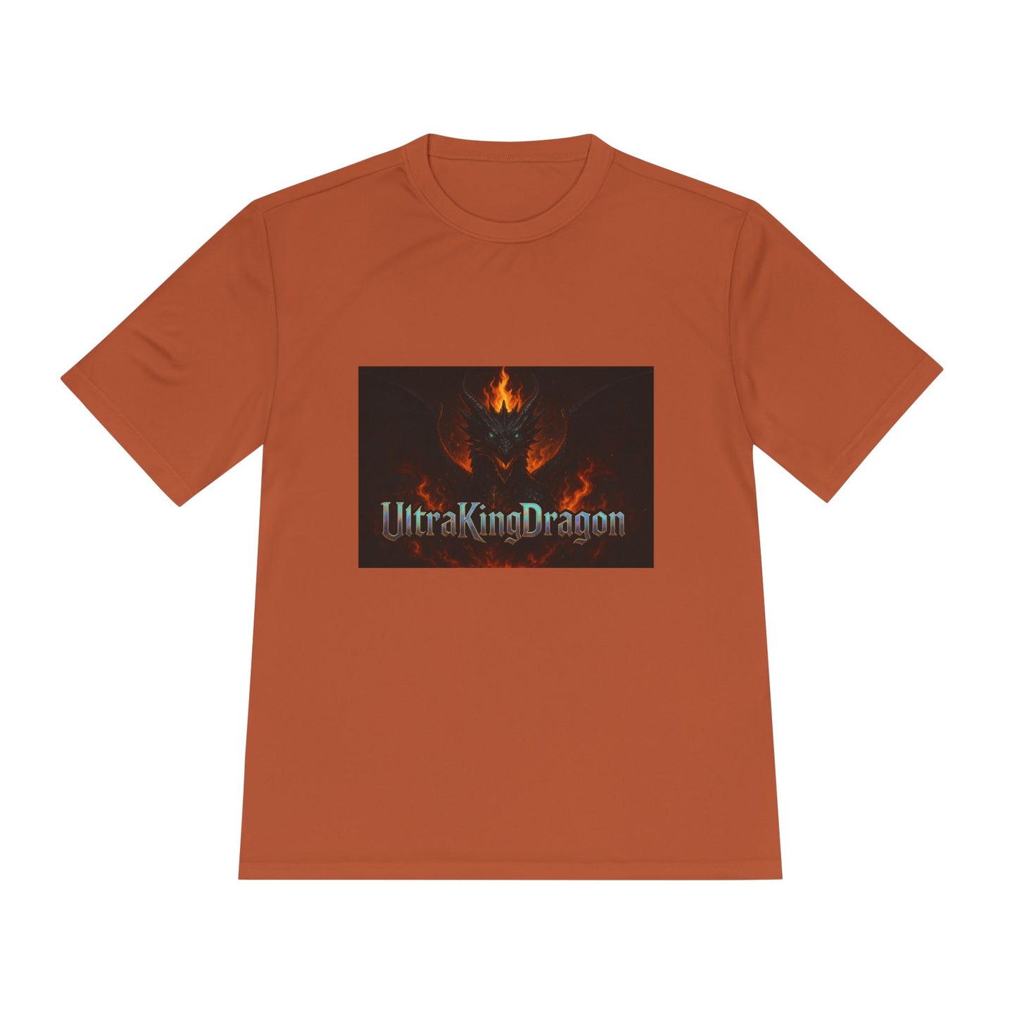 Unisex Moisture Wicking Tee - Dragon Design for Adventure Lovers