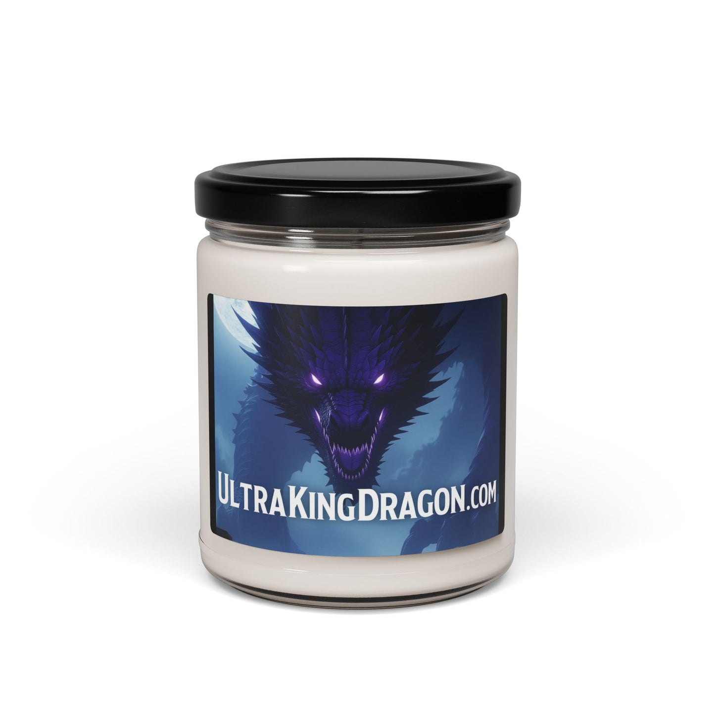 Ultra King Dragon Scented Soy Candle | 9oz | Relaxation, Home Decor, Gift for Gamers, Aromatherapy, Unique Candle Design