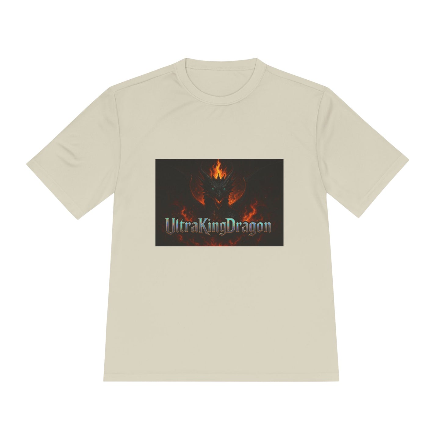 Unisex Moisture Wicking Tee - Dragon Design for Adventure Lovers