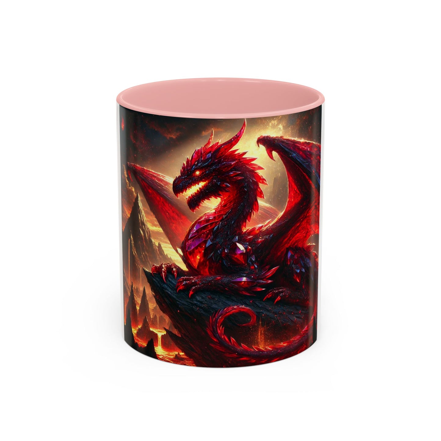 Legendary Dragon Accent Coffee Mug – Perfect for Gamers & Fantasy Lovers
