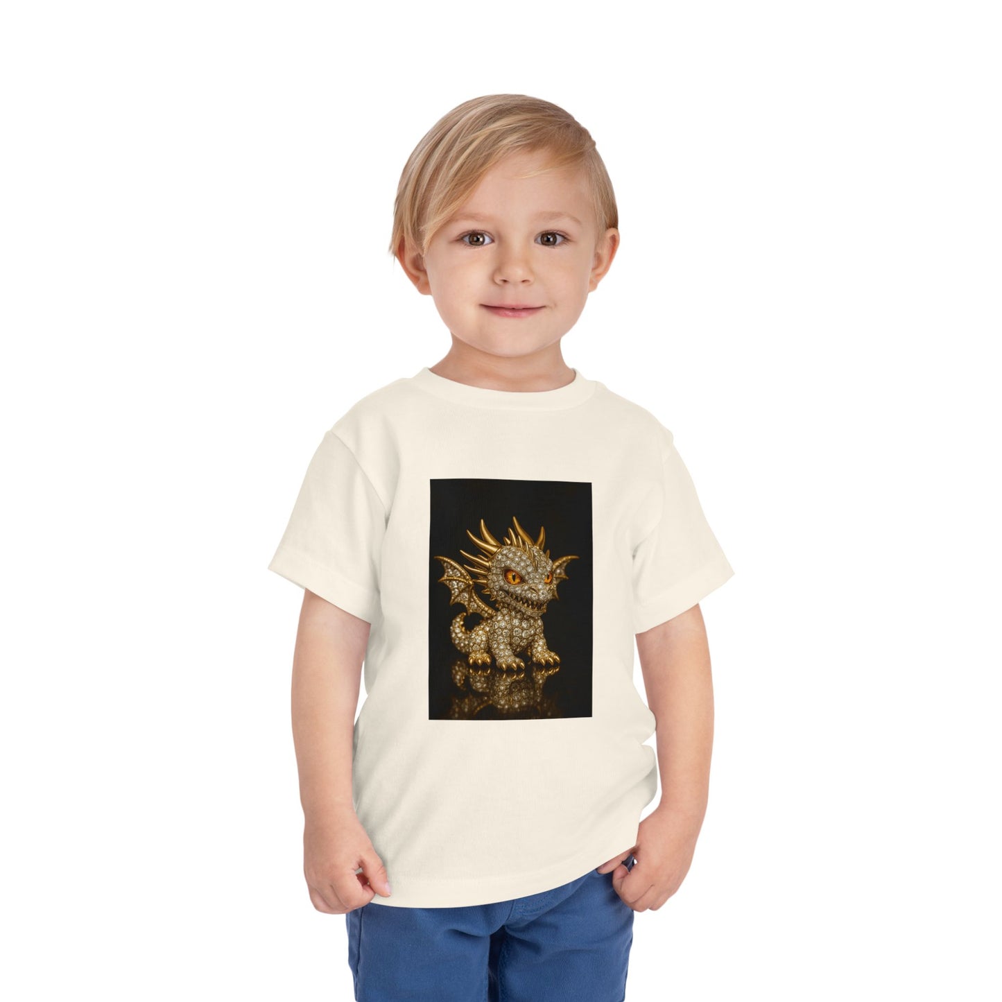 Adorable Dragon Toddler Tee | Kids' Fantasy Shirt, Birthday Gift for Boys and Girls, Cute Animal Print, Playful Toddler Fashion