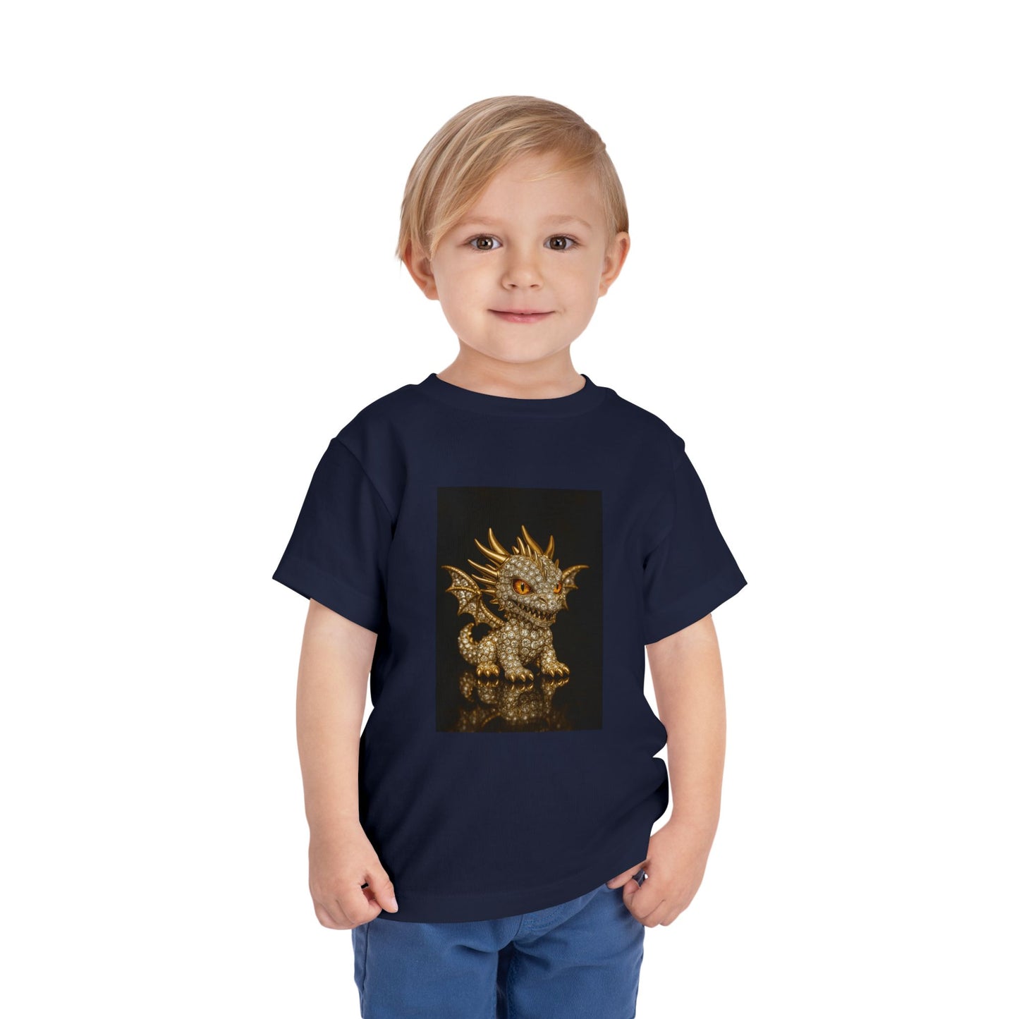 Adorable Dragon Toddler Tee | Kids' Fantasy Shirt, Birthday Gift for Boys and Girls, Cute Animal Print, Playful Toddler Fashion