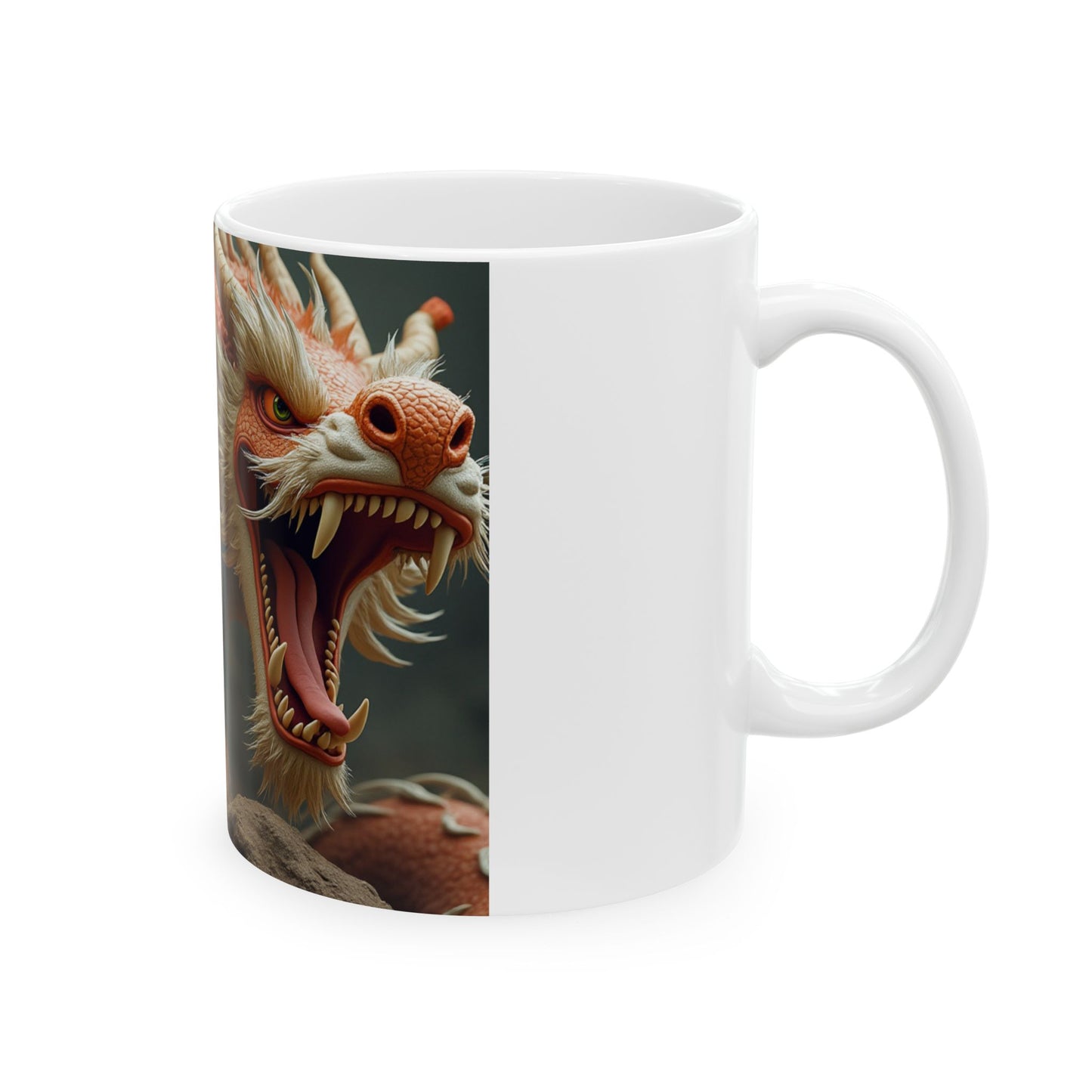 Mug Shiba and Dragon Best Friend