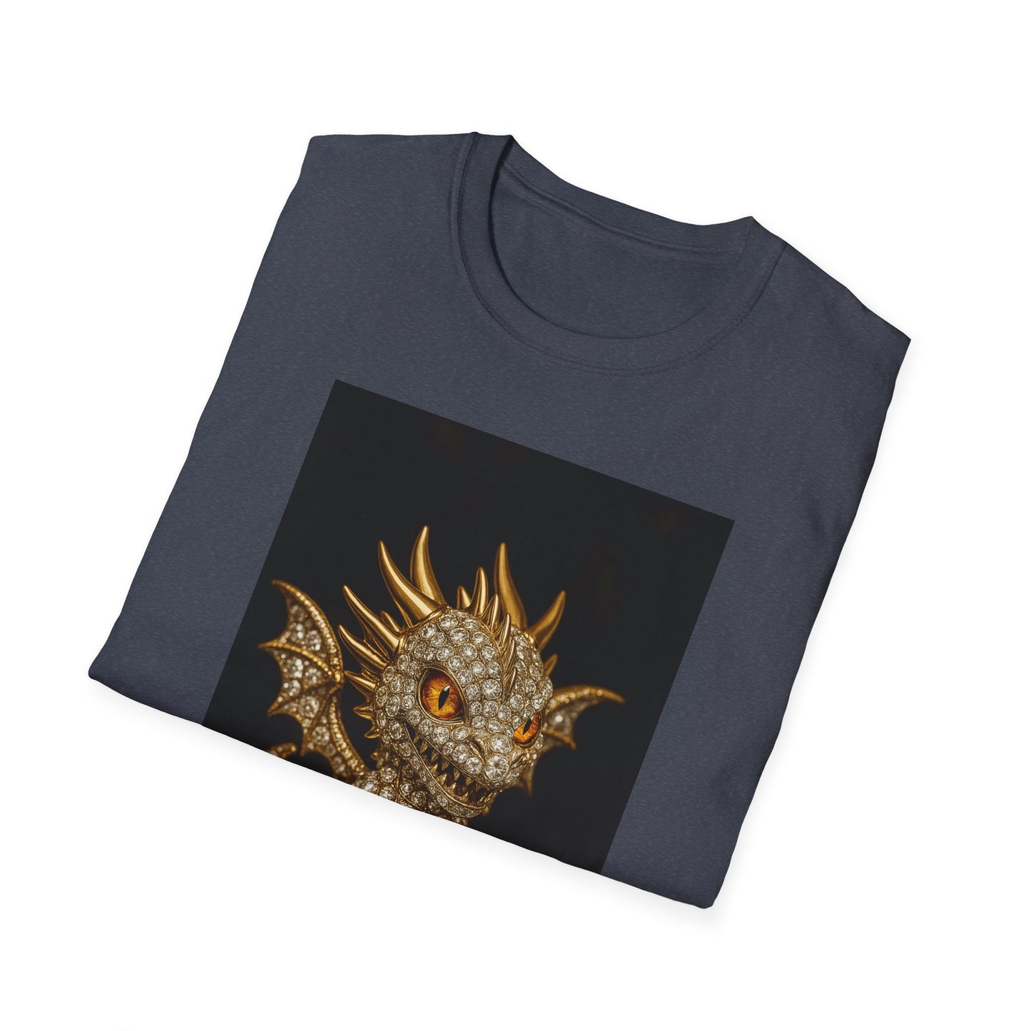 Dragon Graphic Unisex T-Shirt, Fun Fantasy Apparel, Perfect Gift for Dragon Lovers, Casual Wear, Birthday Gift, Softstyle Tee