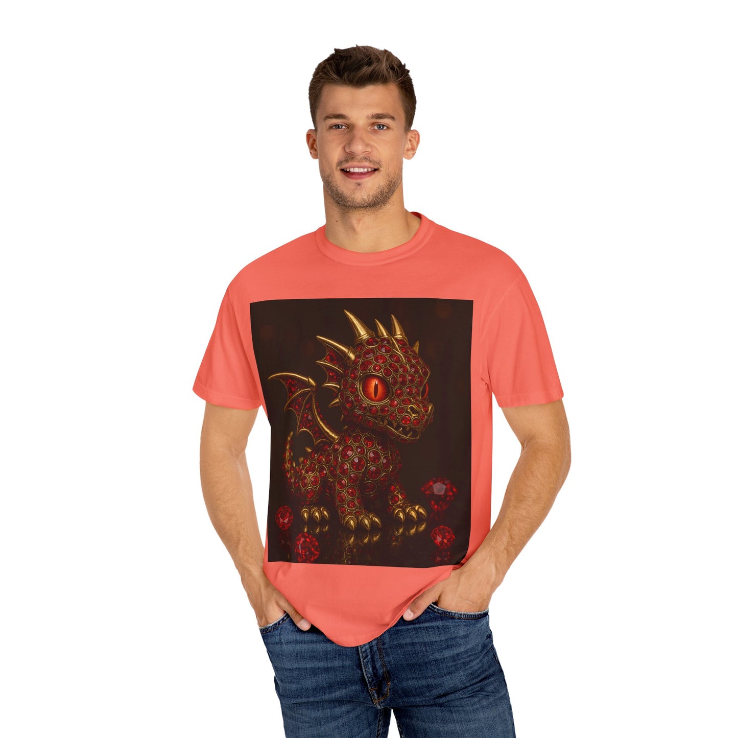Cute Dragon Unisex T-Shirt, Animal Lover Gift, Fantasy Apparel, Casual Wear, Kids & Adults, Birthday, Halloween, Fun Graphic Tee