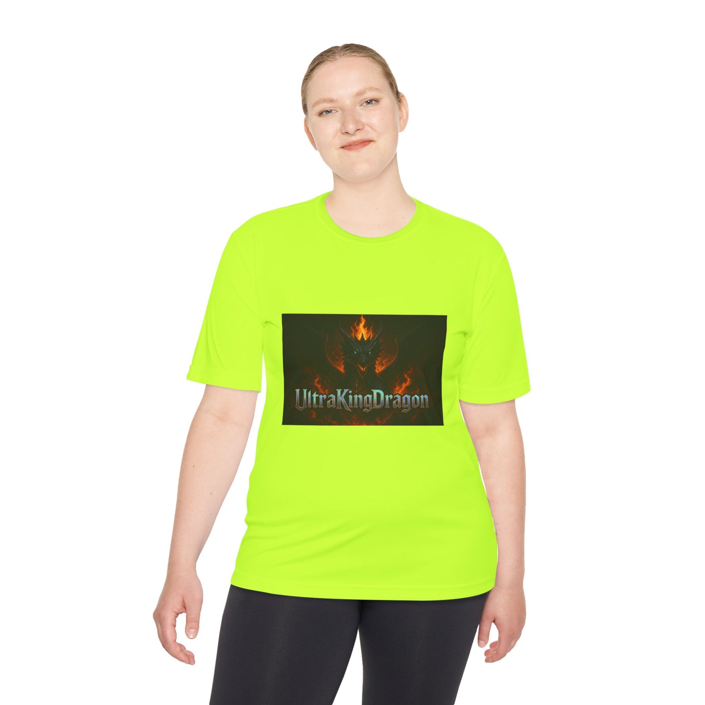 Unisex Moisture Wicking Tee - Dragon Design for Adventure Lovers