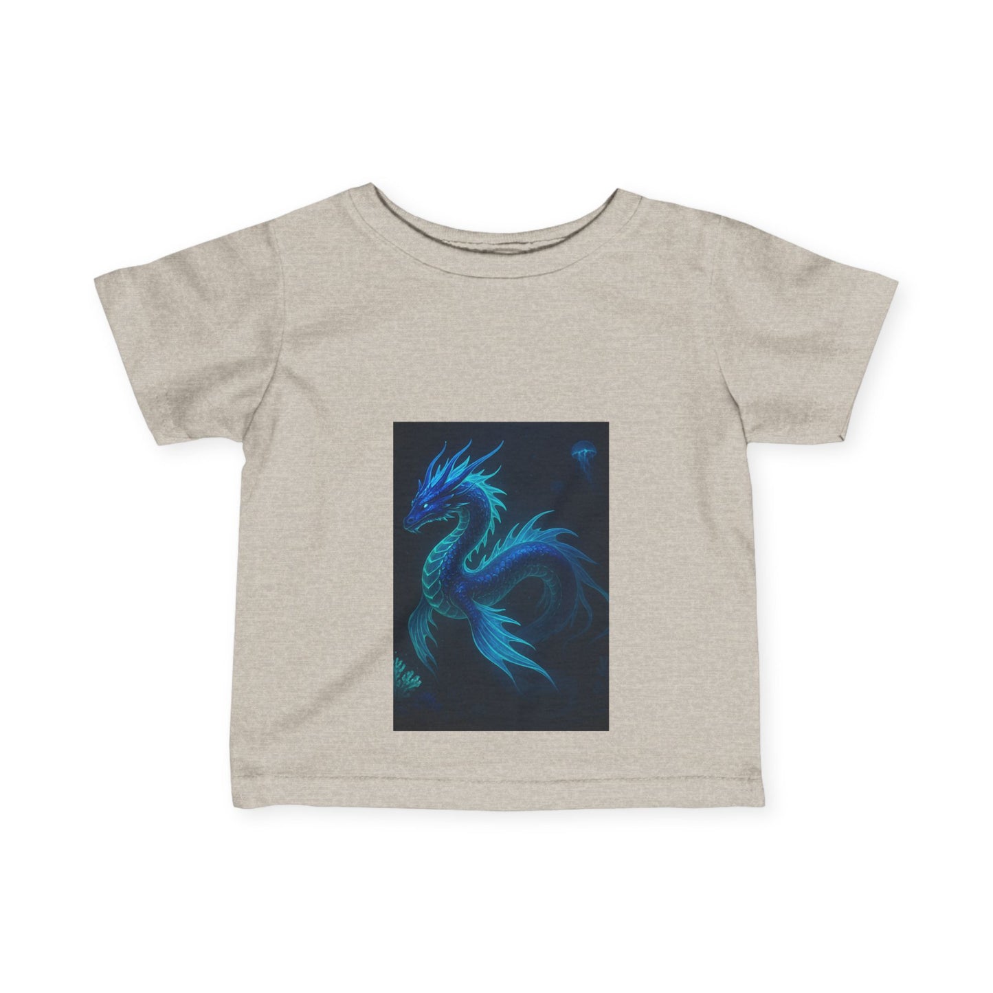 Mystical Dragon Infant Fine Jersey Tee - Cute & Comfortable Baby T-Shirt for Fantasy Lovers