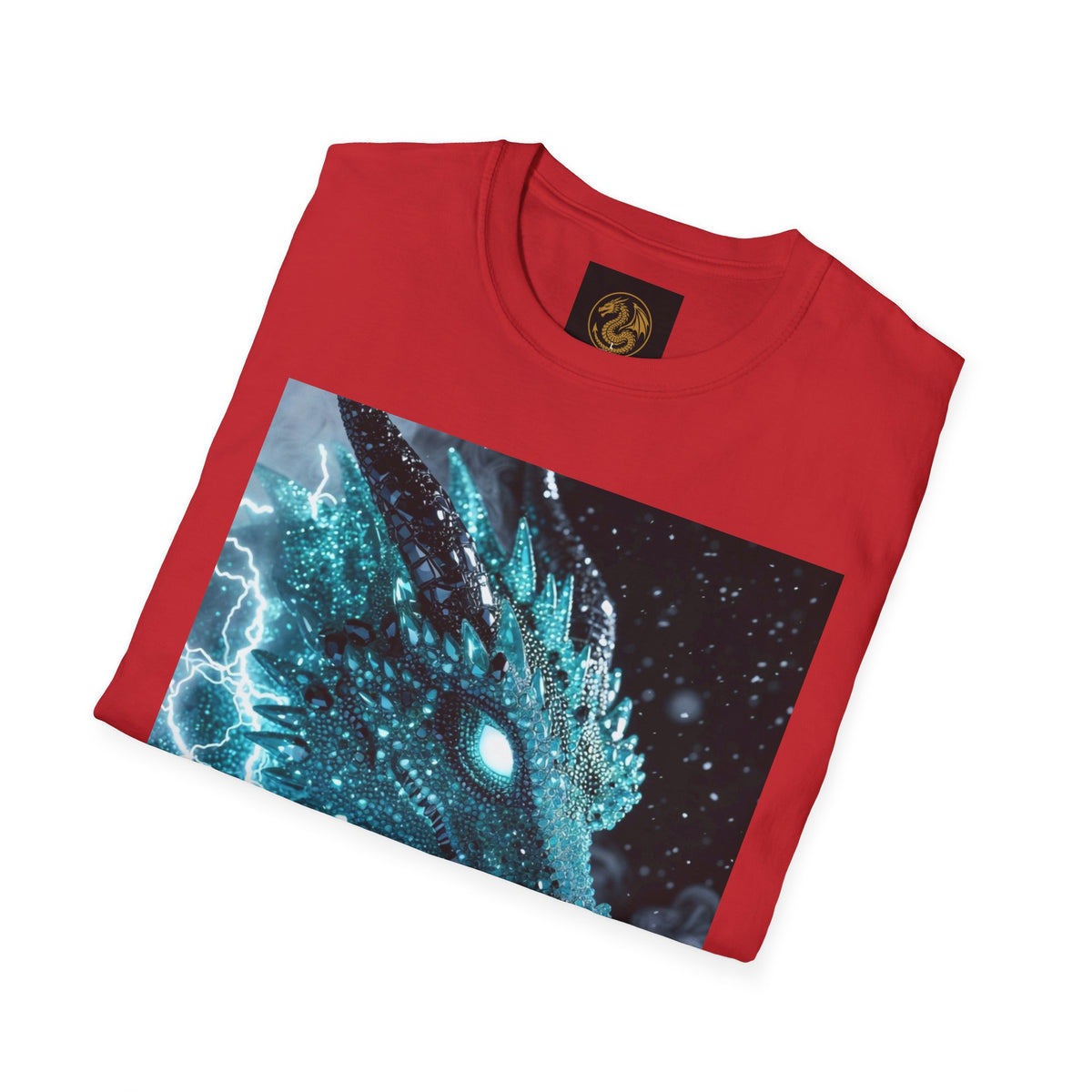 An Ice Dragon T-Shirt — Electric Frost Dragon Graphic Tee