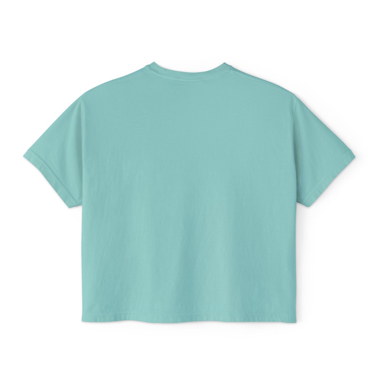 Blue Diamond Dragon Glow Boxy Tee - Cute Casual Wear for Kids & Adults, Perfect for Parties, Birthdays, Everyday Fun, Dinosaur Lovers Gift