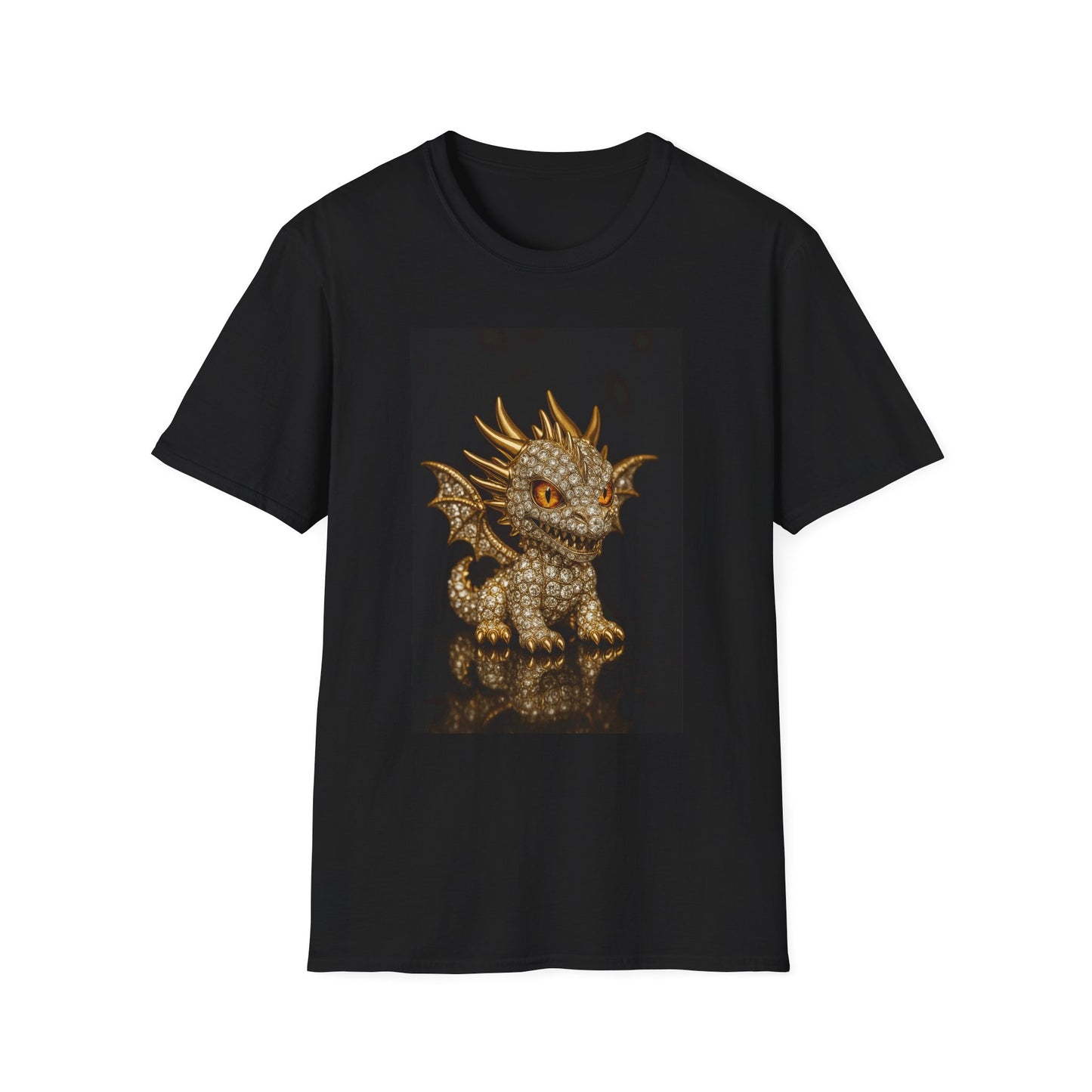 Dragon Graphic Unisex T-Shirt, Fun Fantasy Apparel, Perfect Gift for Dragon Lovers, Casual Wear, Birthday Gift, Softstyle Tee