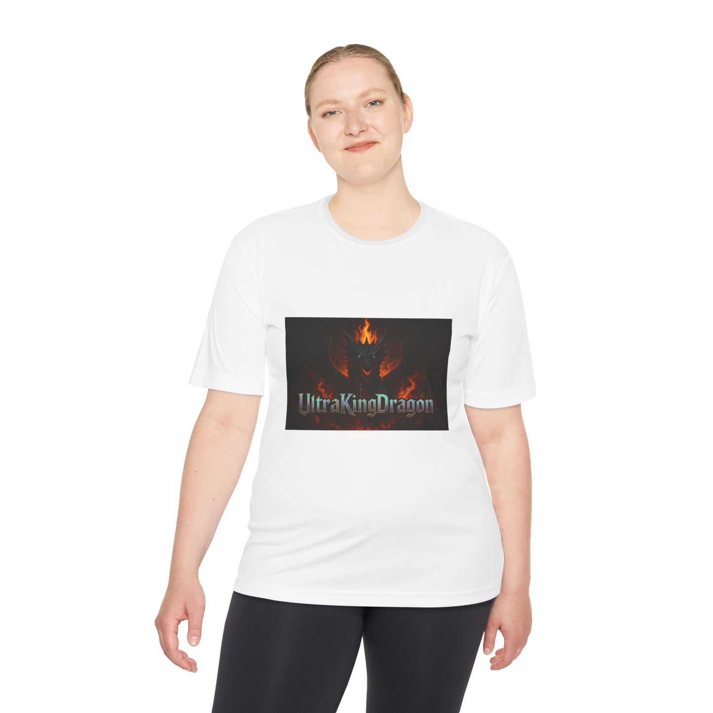 Unisex Moisture Wicking Tee - Dragon Design for Adventure Lovers