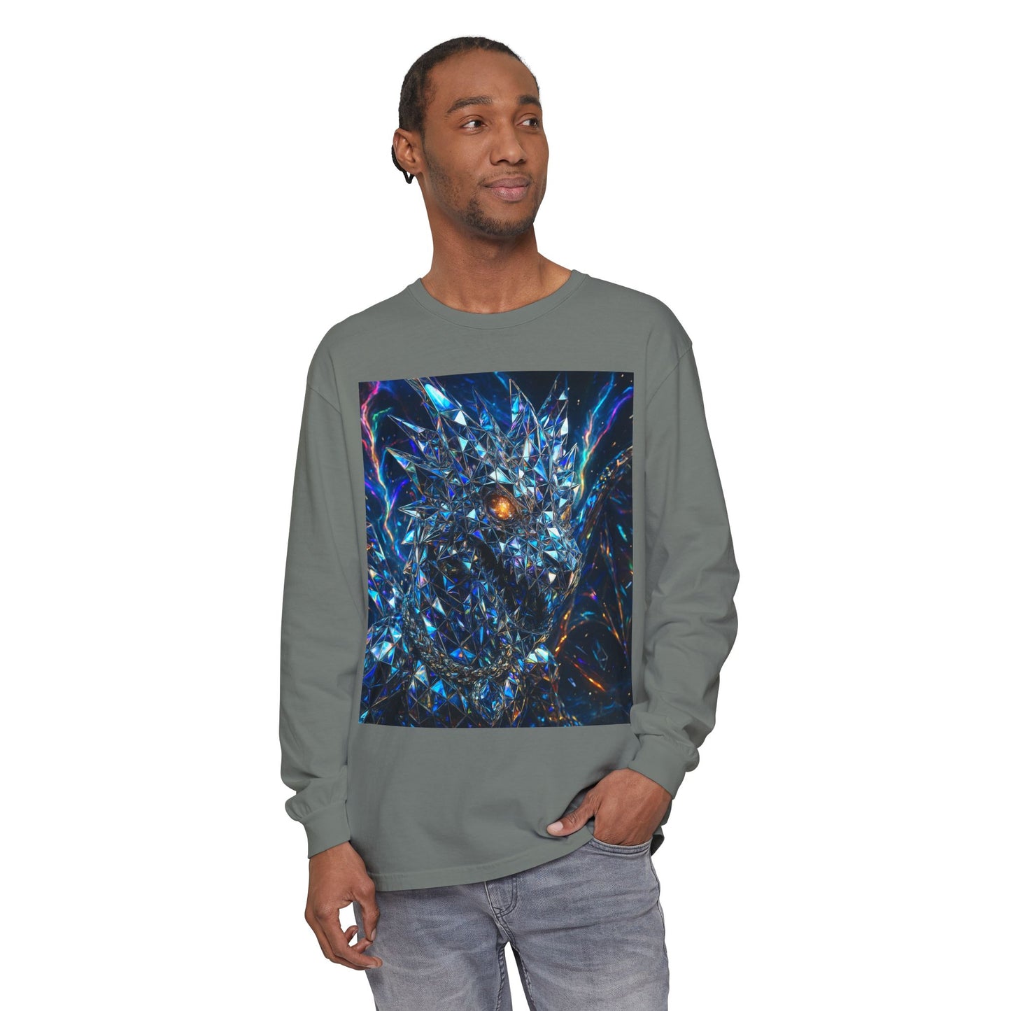 Unisex Garment-dyed Long Sleeve T-Shirt