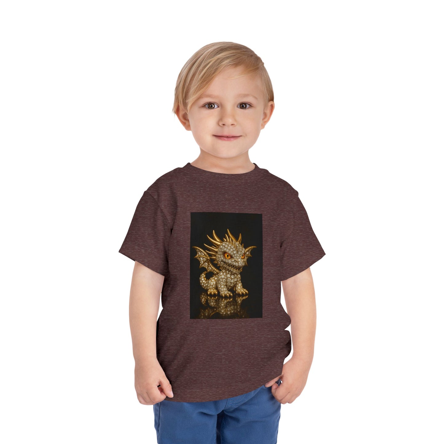 Adorable Dragon Toddler Tee | Kids' Fantasy Shirt, Birthday Gift for Boys and Girls, Cute Animal Print, Playful Toddler Fashion