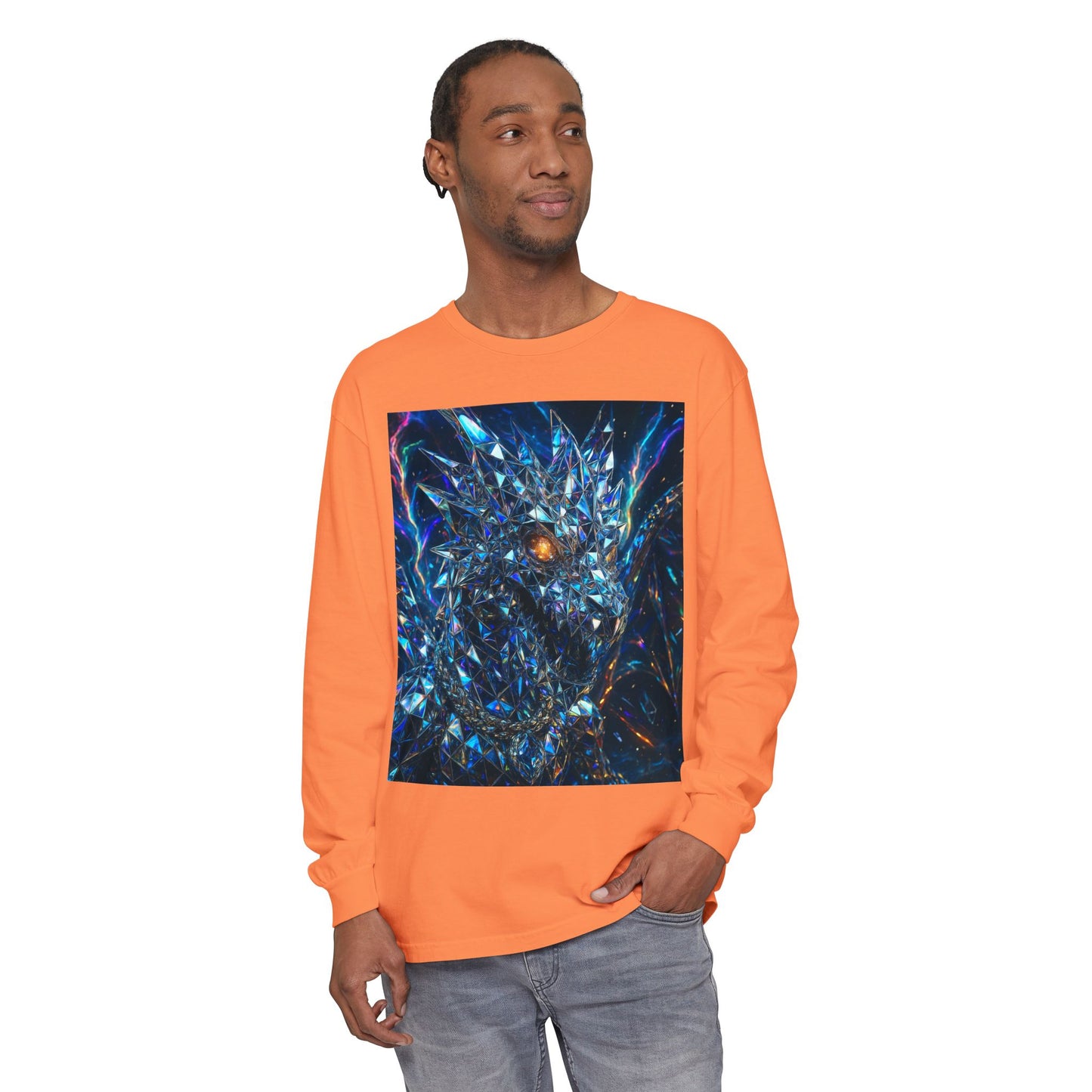Unisex Garment-dyed Long Sleeve T-Shirt