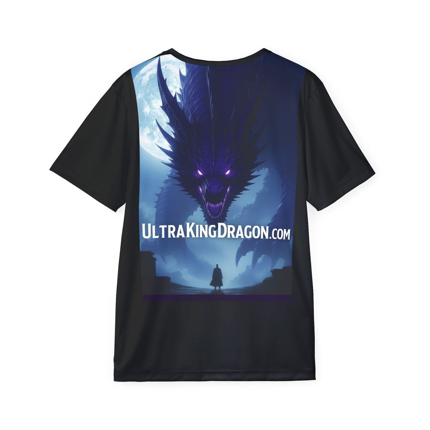 Men's Graphic Sports Jersey - Ultra King Dragon Design, Athletic Wear, Gamer Apparel, Unique Sportswear Gift, Fantasy Inspired T-Shirt